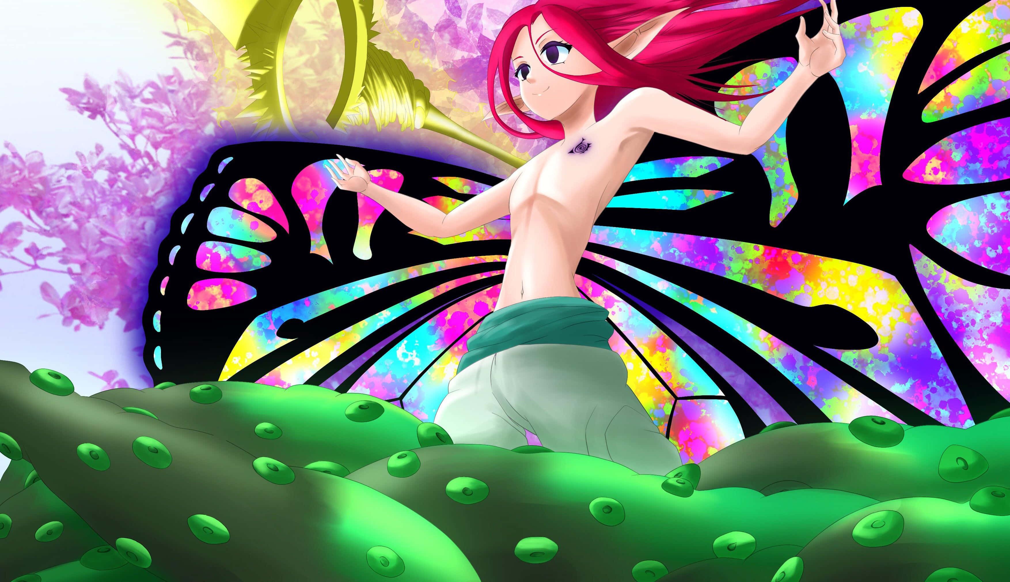 3508x2020 Download Gloxinia Fairy King Seven Deadly Sins Wallpaper