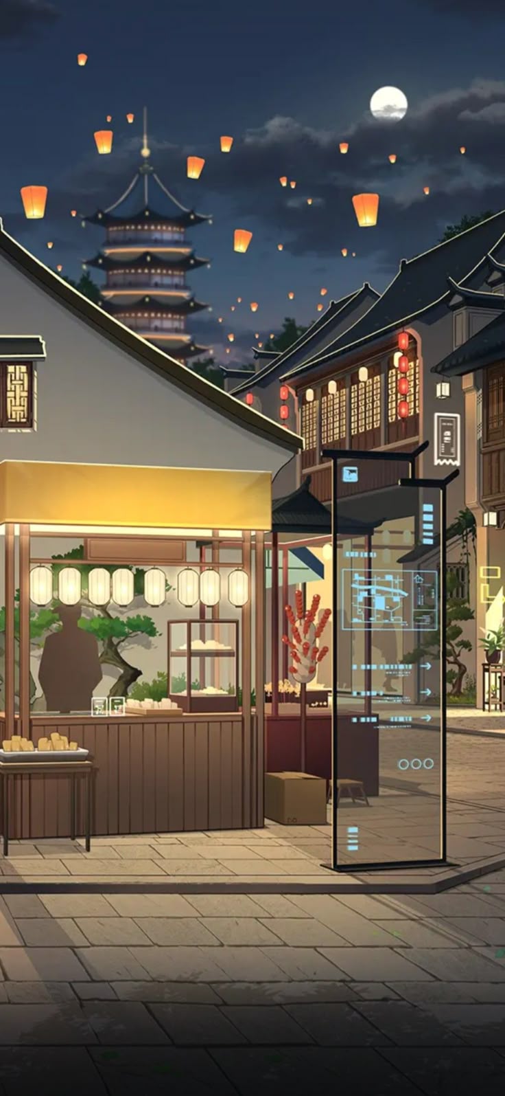 736x1595 Korean anime background. Japanese city background, Japan animated wallpaper, Anime scenery wallpaper