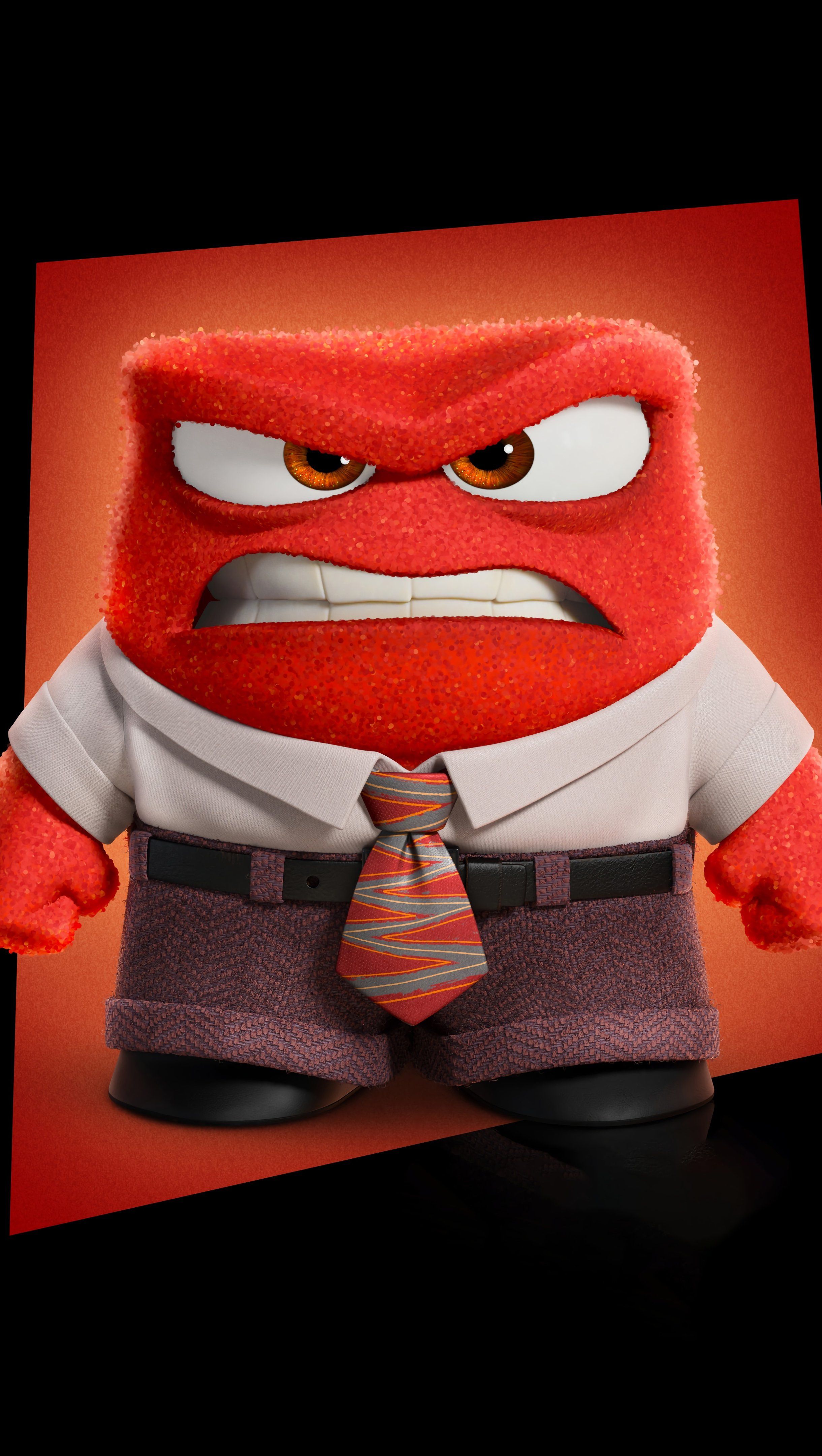 2440x4320 Anger from Inside Out Wallpaper 4K for iPhone and Mobile Phone