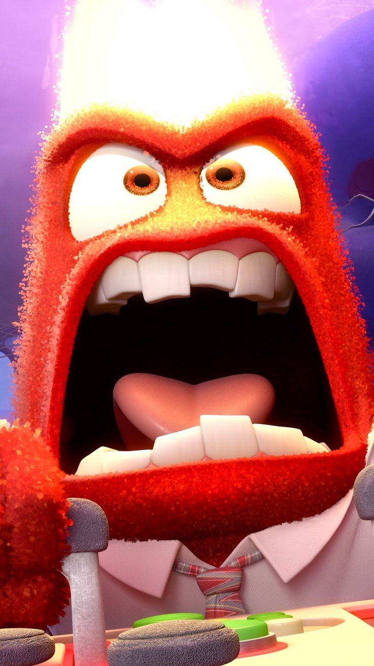 736x1308 Inside out, anger, pixar, disney wallpaper, background