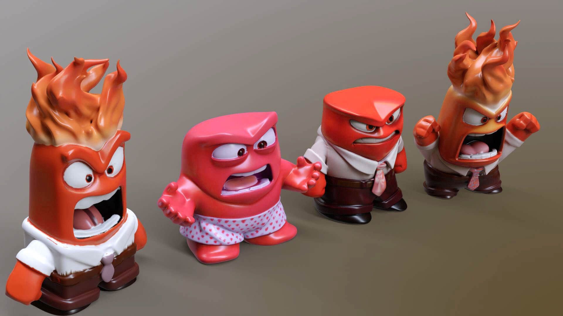 1920x1080 Anger from Inside Out Printable and Renderable