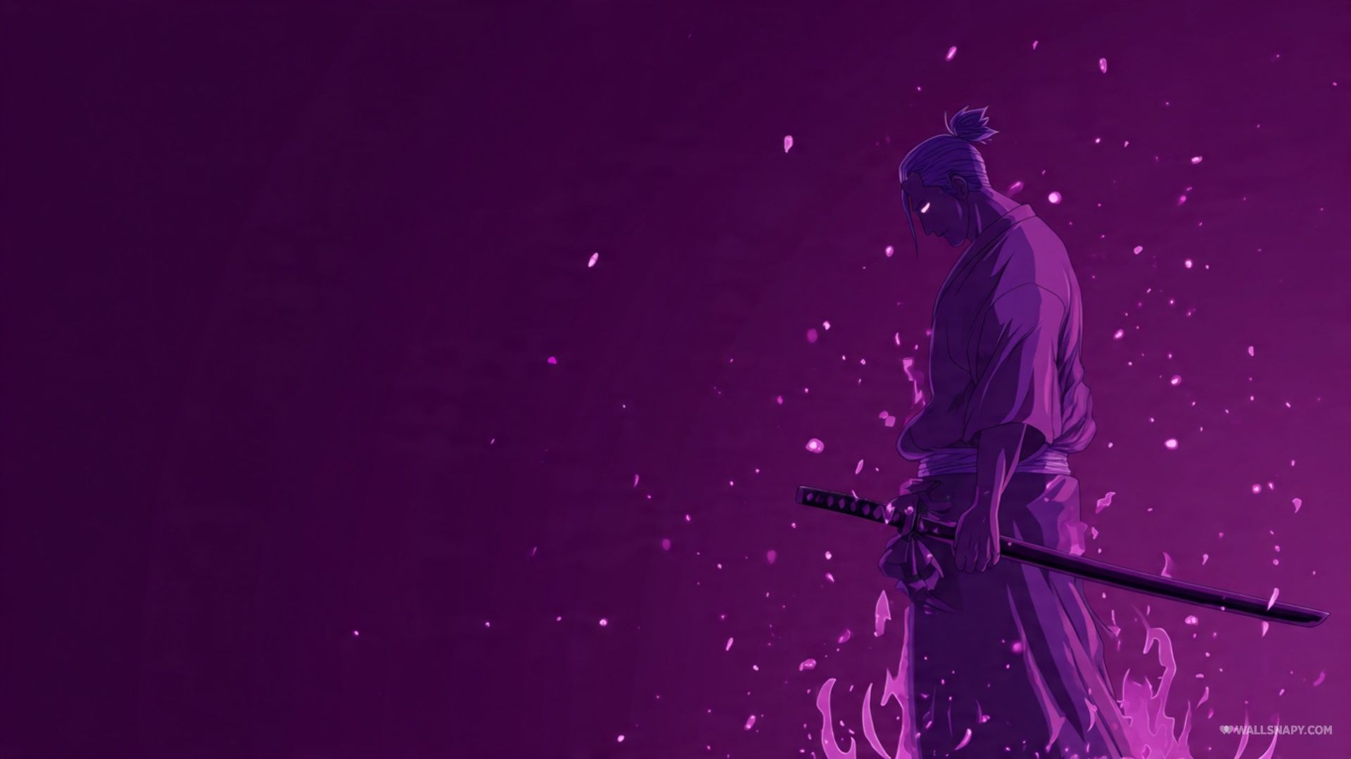 1920x1080 Fujitora purple violet minimal silhouette desktop wallpaper