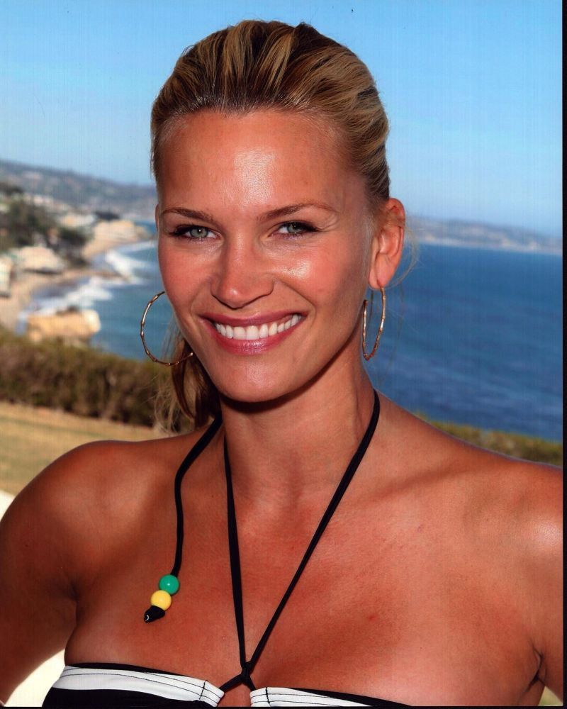800x1000 Natasha Henstridge Black and White Bikini Photo Print