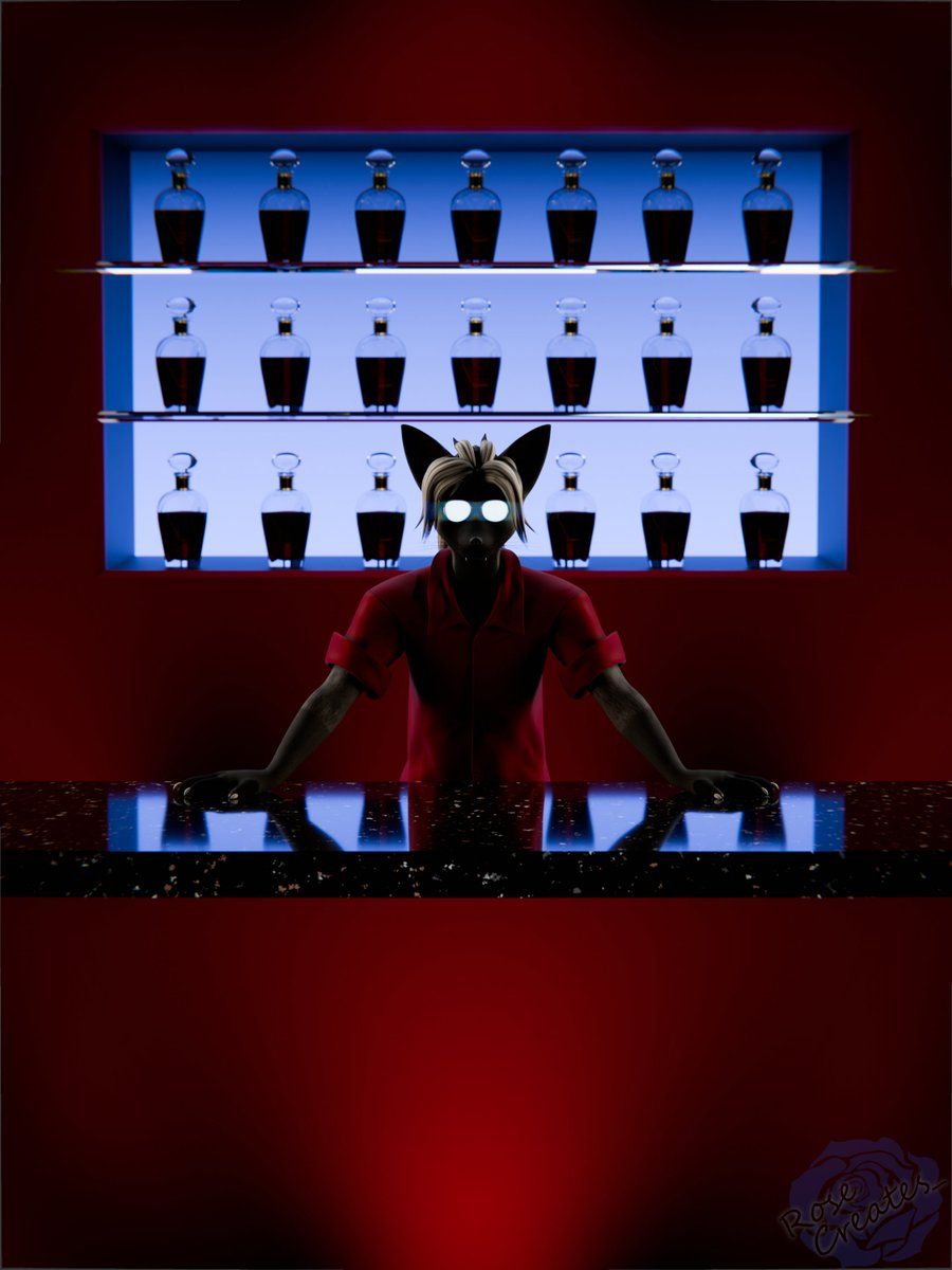 900x1200 Rose_ on X: Care for a Drink? I watched Emesis Blue for the 20th time and wanted to reference their reference of The Shining. #furry #furryart / X