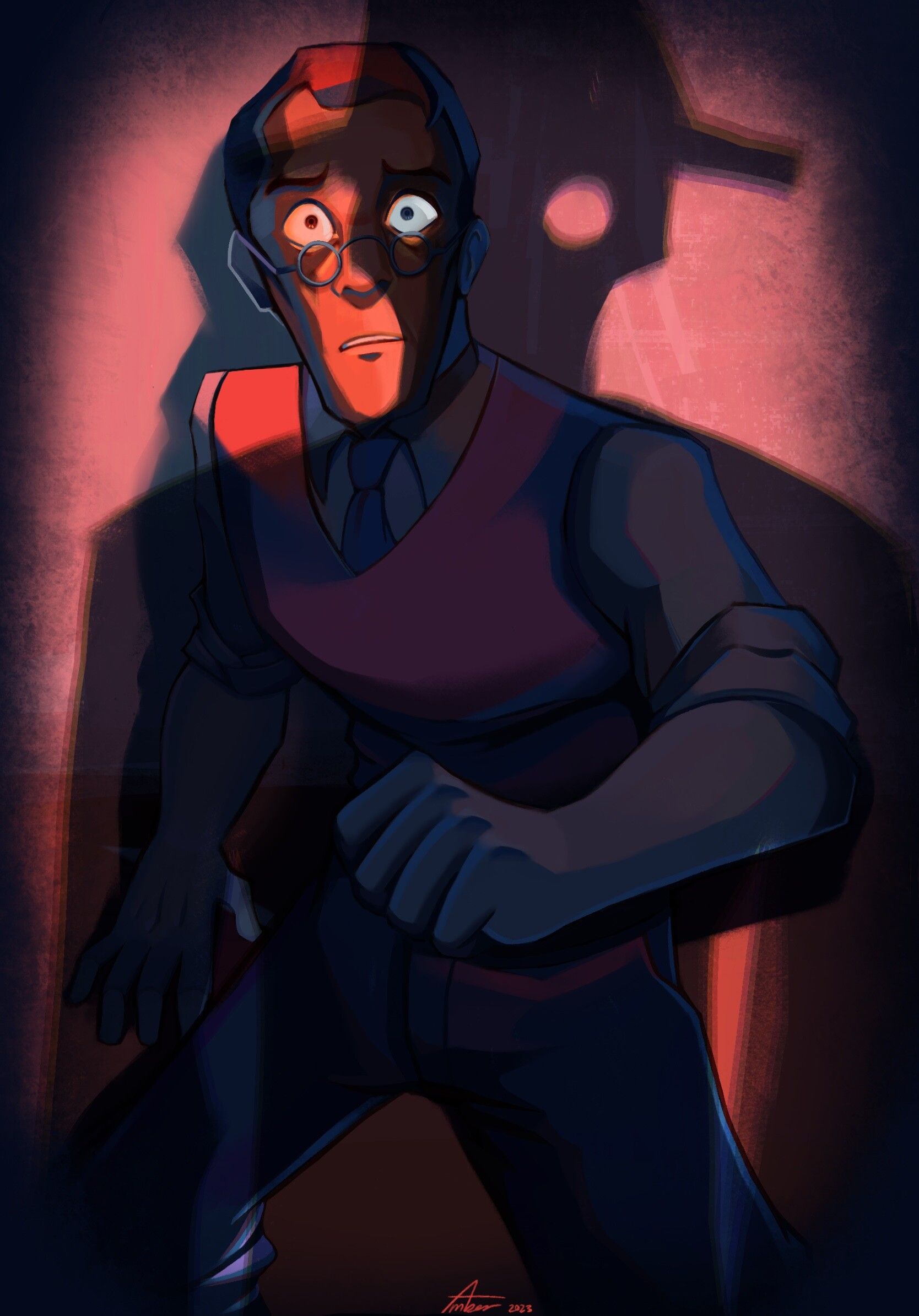 1668x2388 Emesis Blue fanart [Tf2]