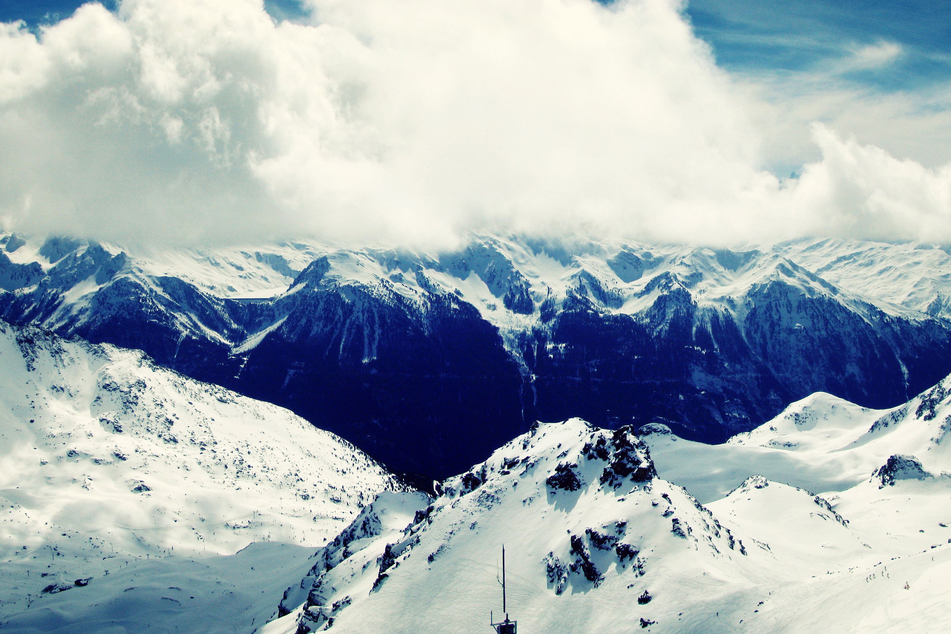 3330x2220 Val Thorens, France Royalty Free