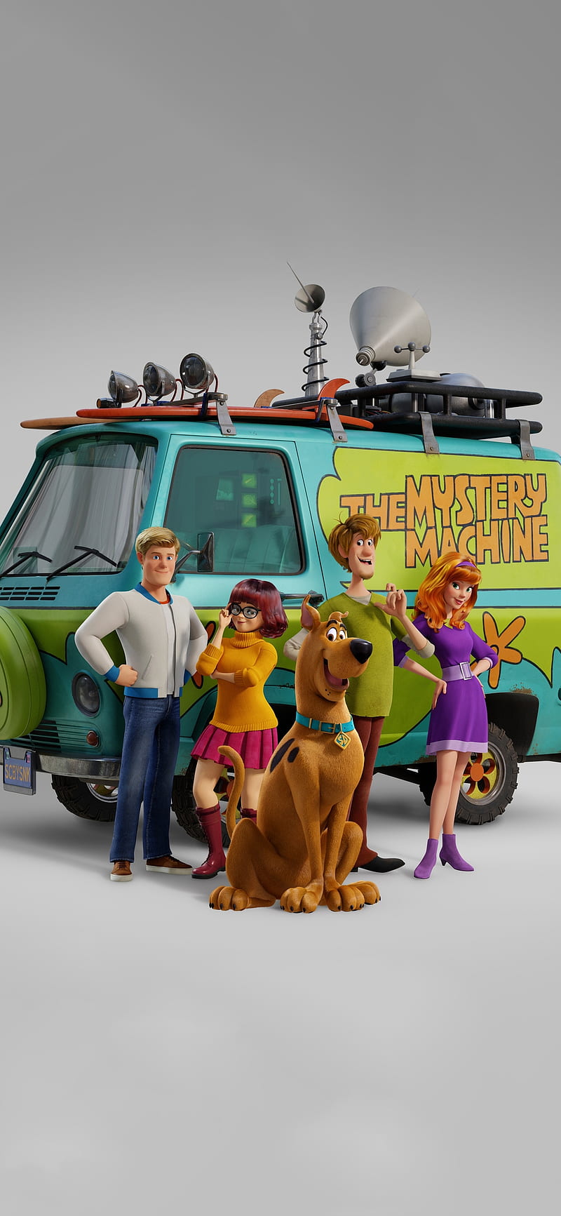 800x1733 Cartoon, scooby doo, HD phone wallpaper
