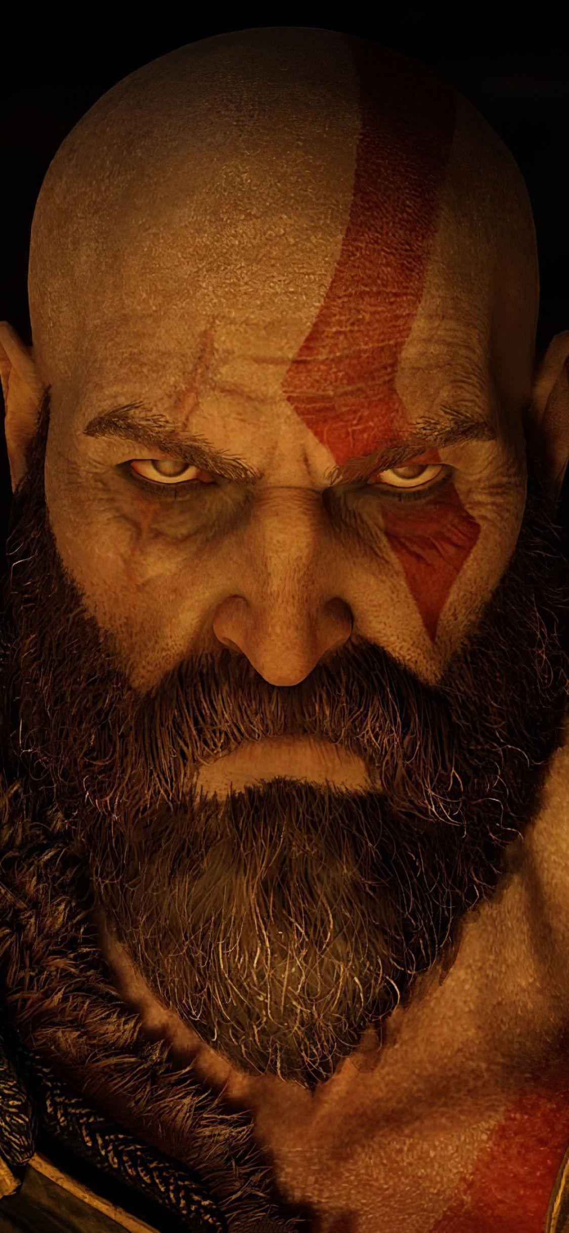 1125x2436 Kratos Angry Eyes God Of War 4 iPhone XS, iPhone iPhone X HD 4k Wallpaper, Image, Background, Photo and. Kratos god of war, God of war, Angry eyes