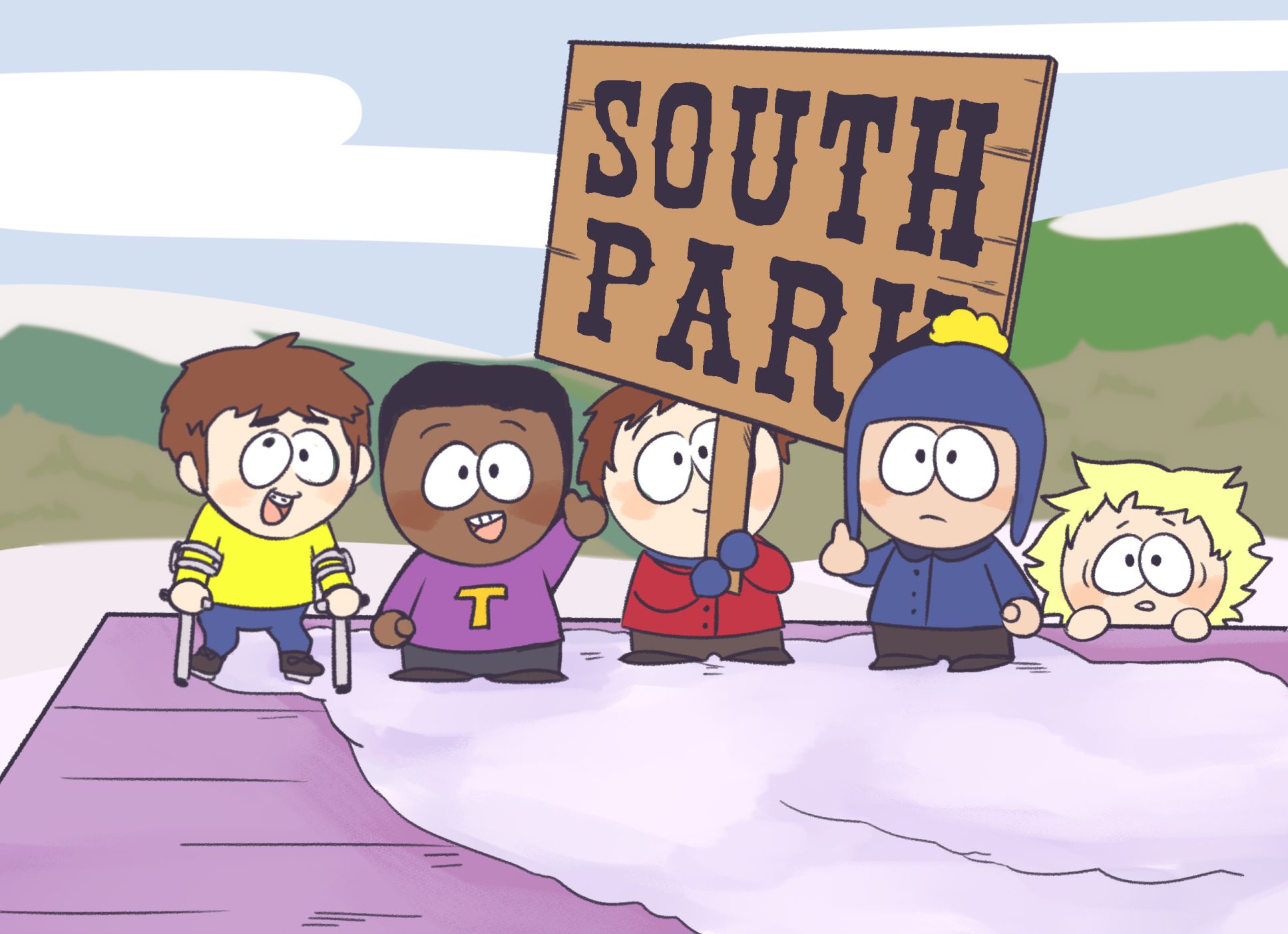 1935x1403 Desktop wallpaper: South Park, Tv Show, Clyde Donovan, Craig Tucker, Jimmy Valmer, Tolkien Black, Tweek Tweak 4K free download for PC. 505976