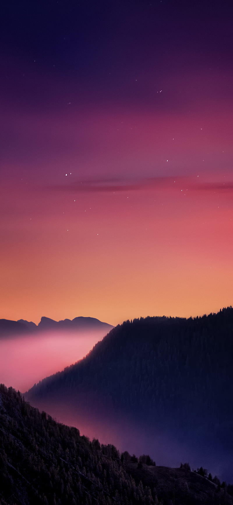 800x1733 MIUI mountains, redmi, xiaomi, HD phone wallpaper