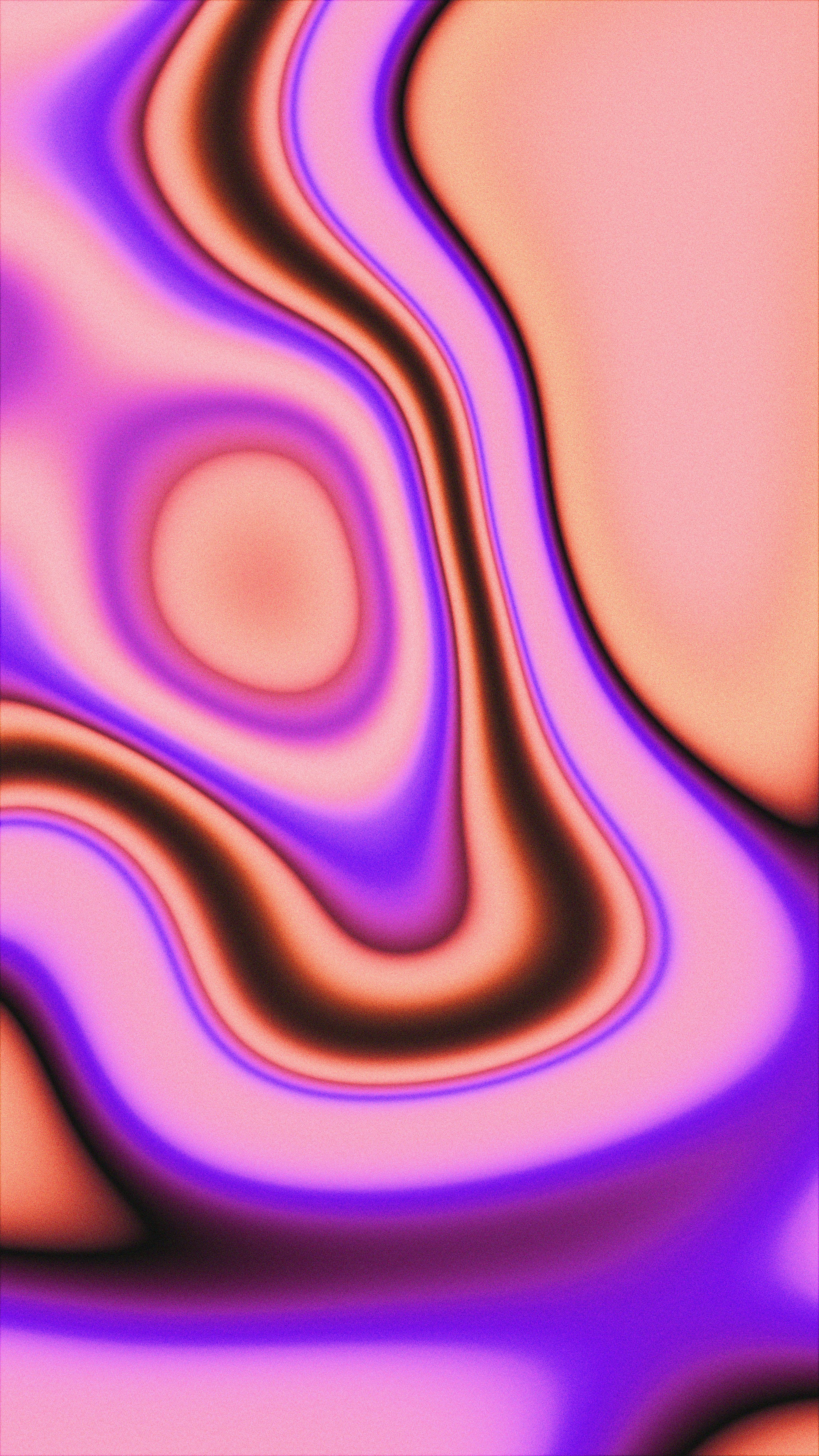 3000x5333 Swirling abstract pattern of pink, purple, and black