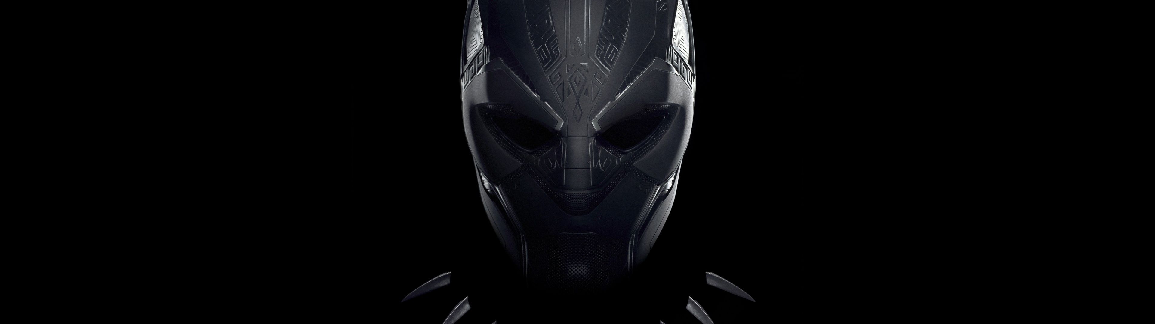 3840x1080 Black Panther Wallpaper 4K, 5K, Black background