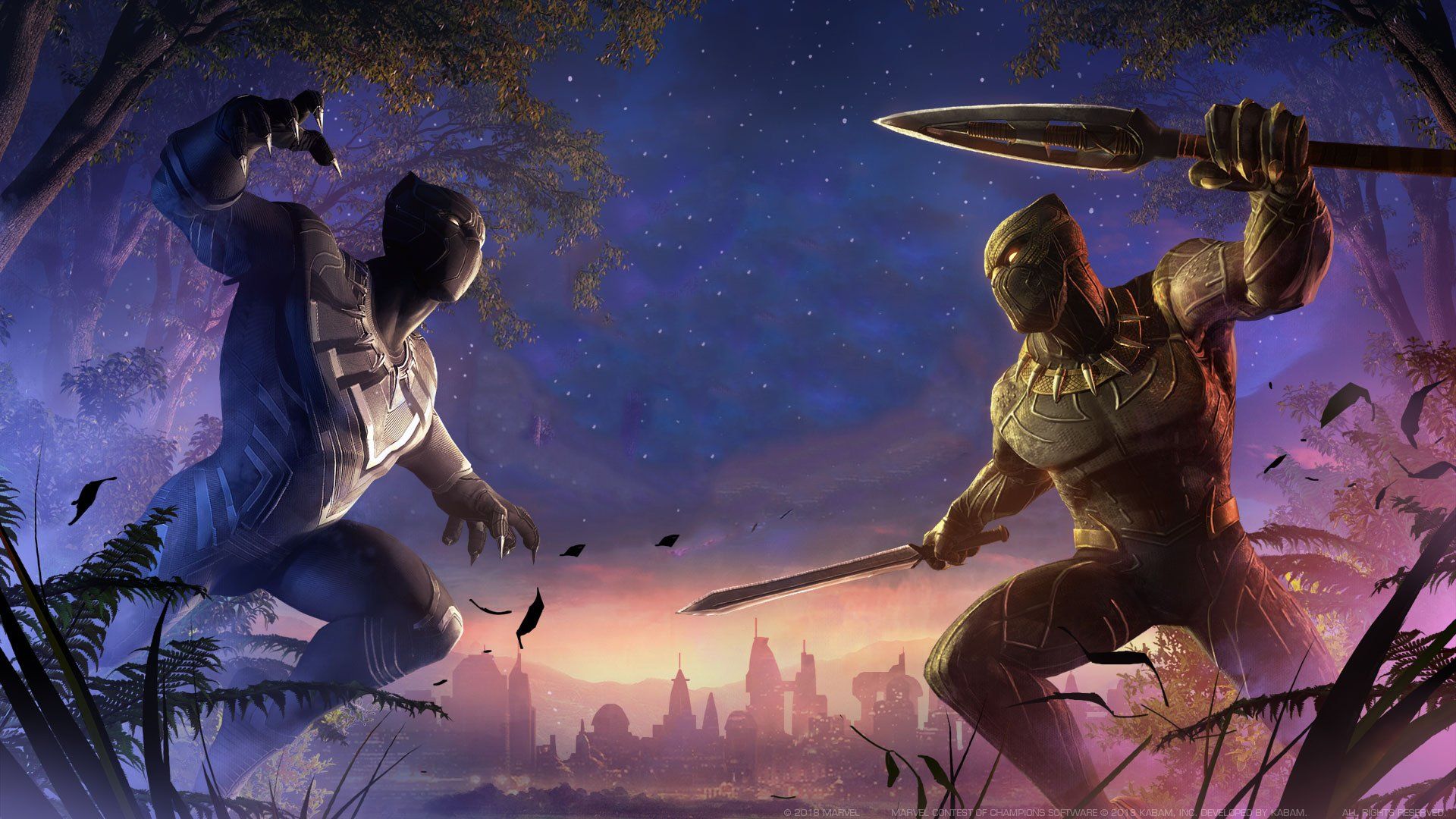 1920x1080 Black Panther Showdown