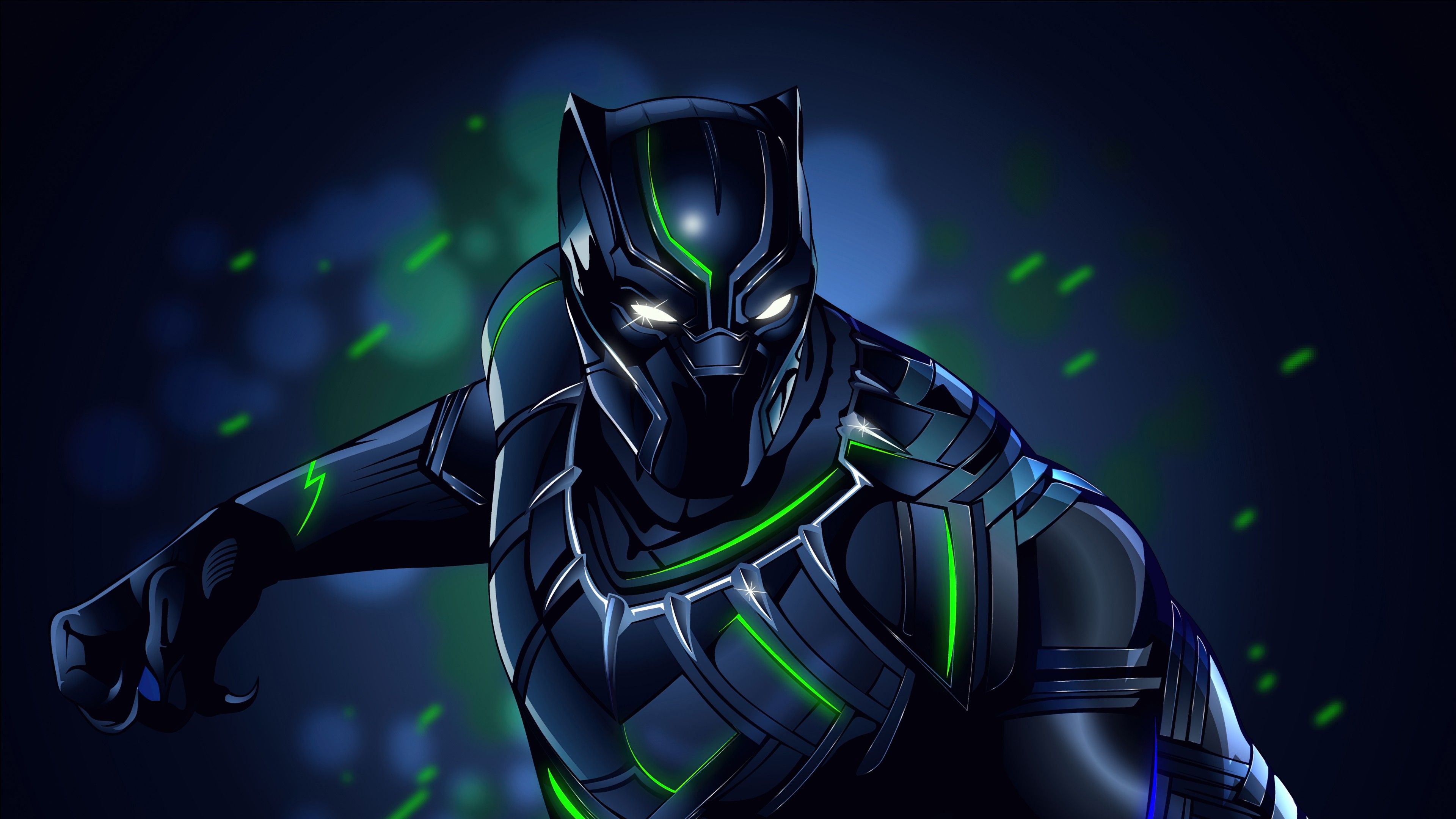 3840x2160 Black Panther Marvel 4K 8K HD Black Panther Wallpaper