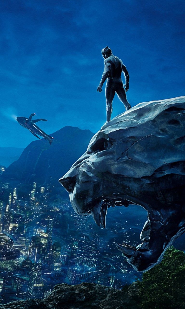 768x1280 Black Panther 2018 4K 8K Wallpaper