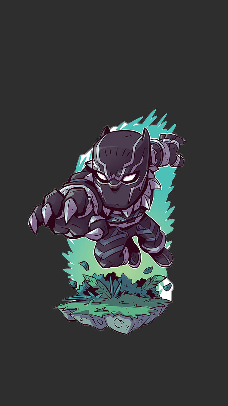 728x1294 HD wallpaper: Black Panther, Marvel Comics, superhero