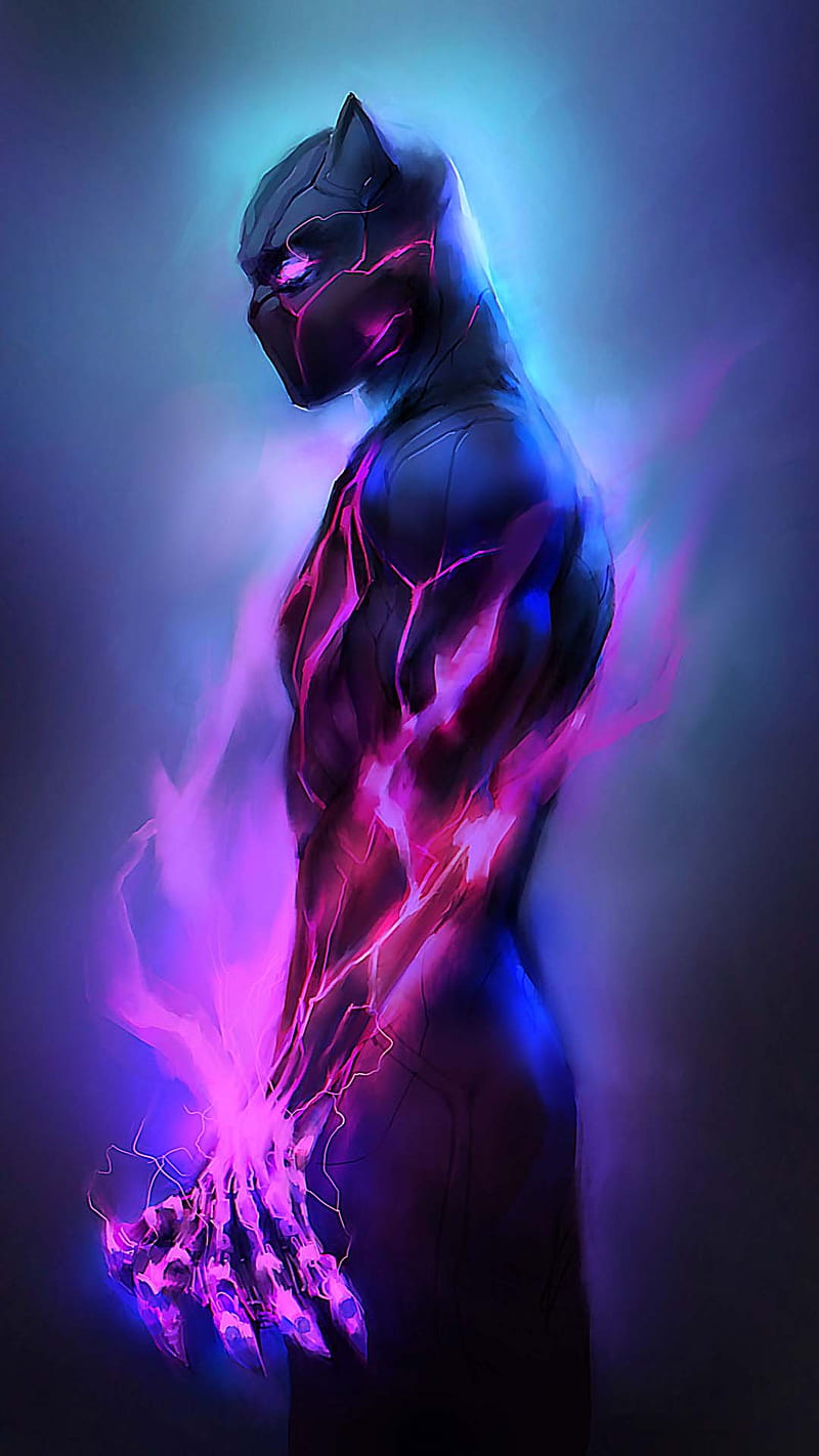 800x1422 Black panther, black, panther, marvel, HD phone wallpaper