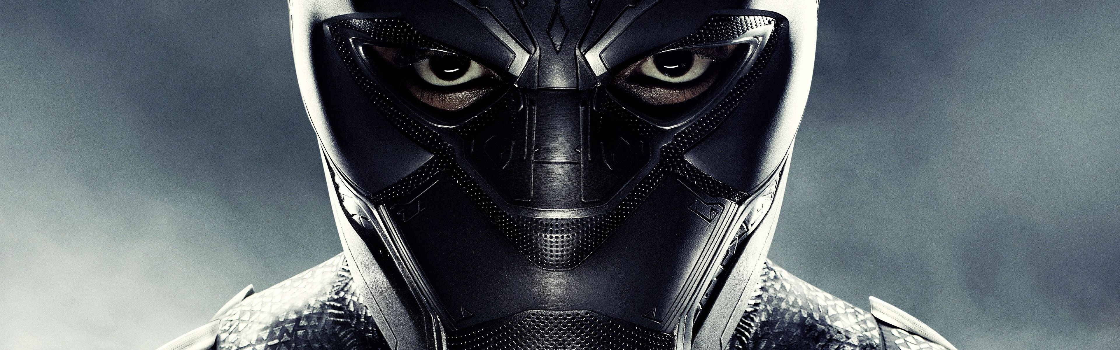 3840x1200 Wallpaper Black Panther, mask, superhero 3840x2160 UHD 4K Picture, Image
