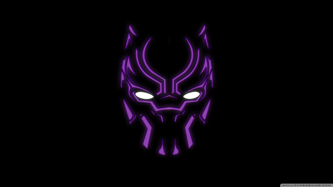 1366x768 Black Panther 4K Wallpaper