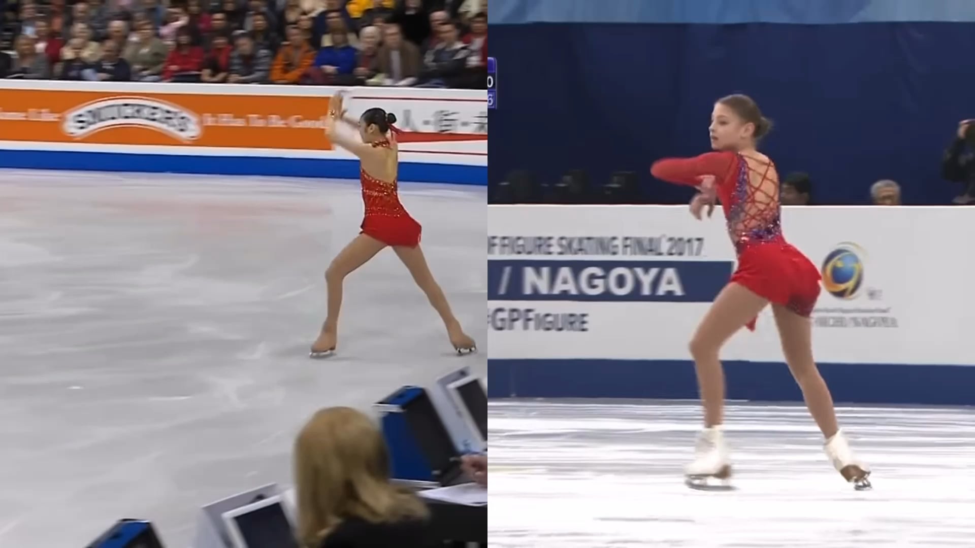 1920x1080 Kim Yuna & Alena Kostornaia side by side Ina Bauer + 2A