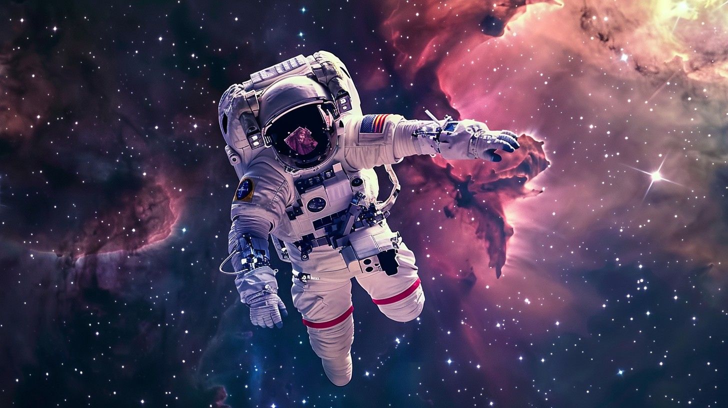 1456x816 Download Astronaut Space Odyssey Image, Space, Cosmos