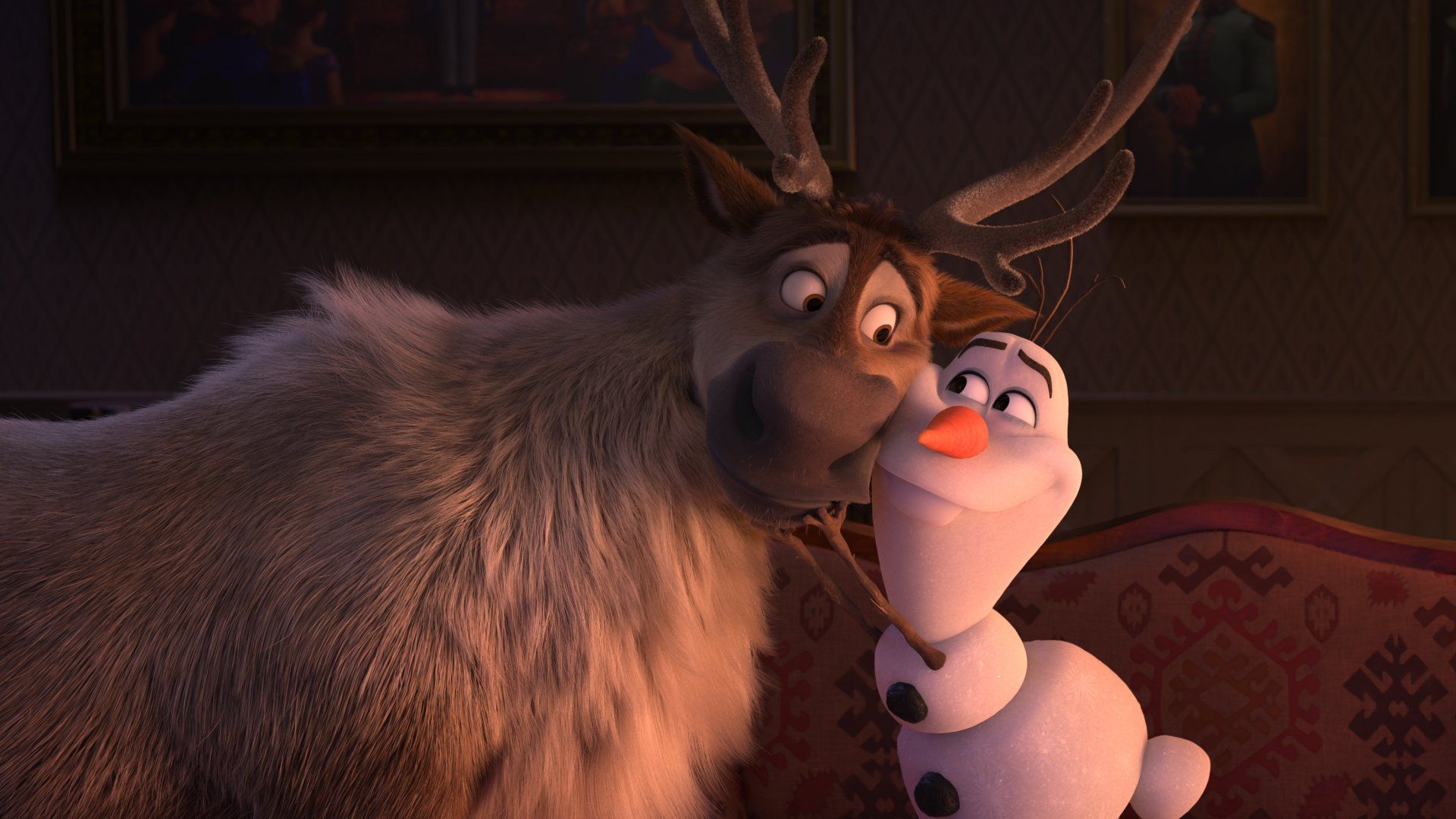 1920x1080 Download Olaf (Frozen) Sven (Frozen) Movie Frozen 2 4k Ultra HD Wallpaperx2319