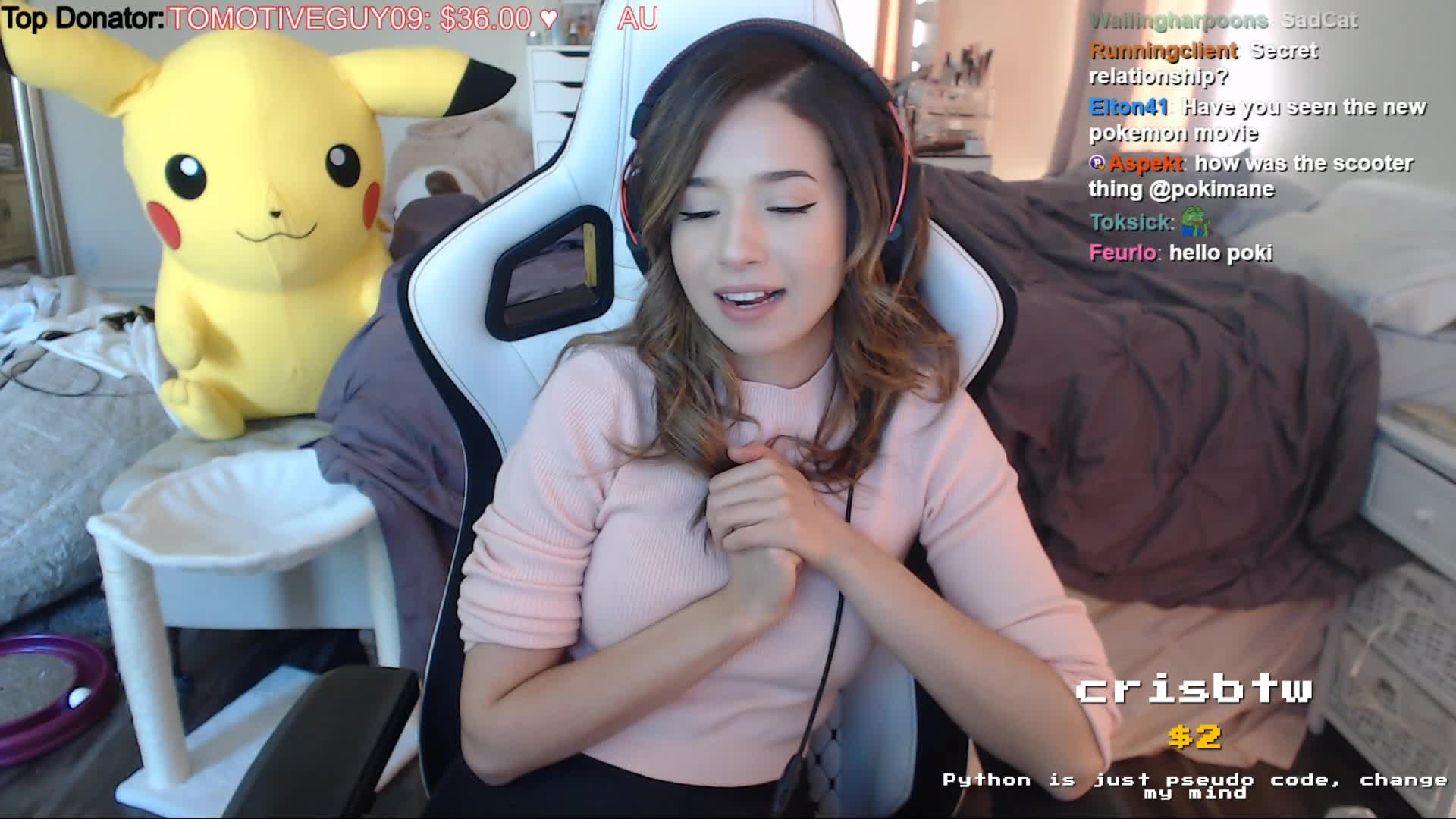 Pokimane Nip