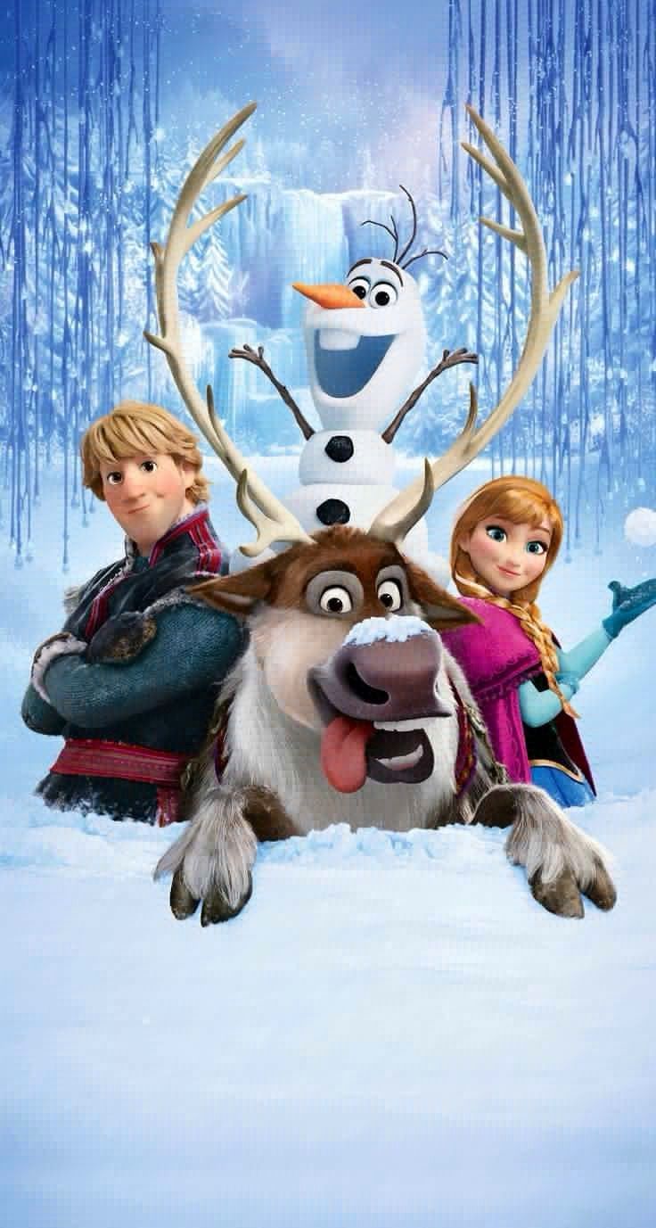 736x1377 Anna / Kristoff / Sven / Olaf / Frozen