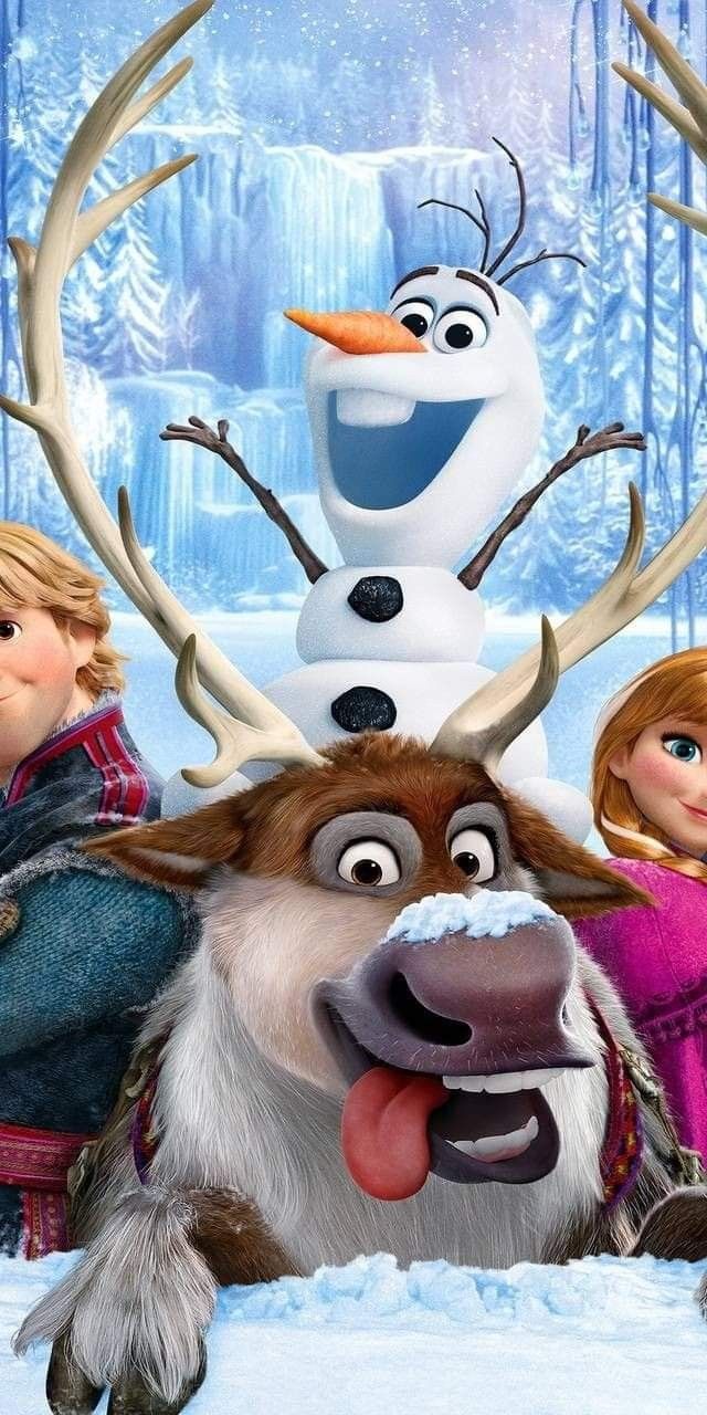 640x1280 Frozen. Disney wallpaper, Frozen wallpaper, Disney wallpaper. Frozen day wallpaper, Frozen olaf wallpaper, Olaf and sven wallpaper
