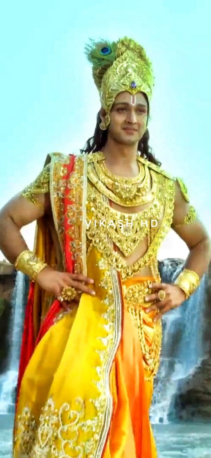 736x1594 Lord Krishna HD