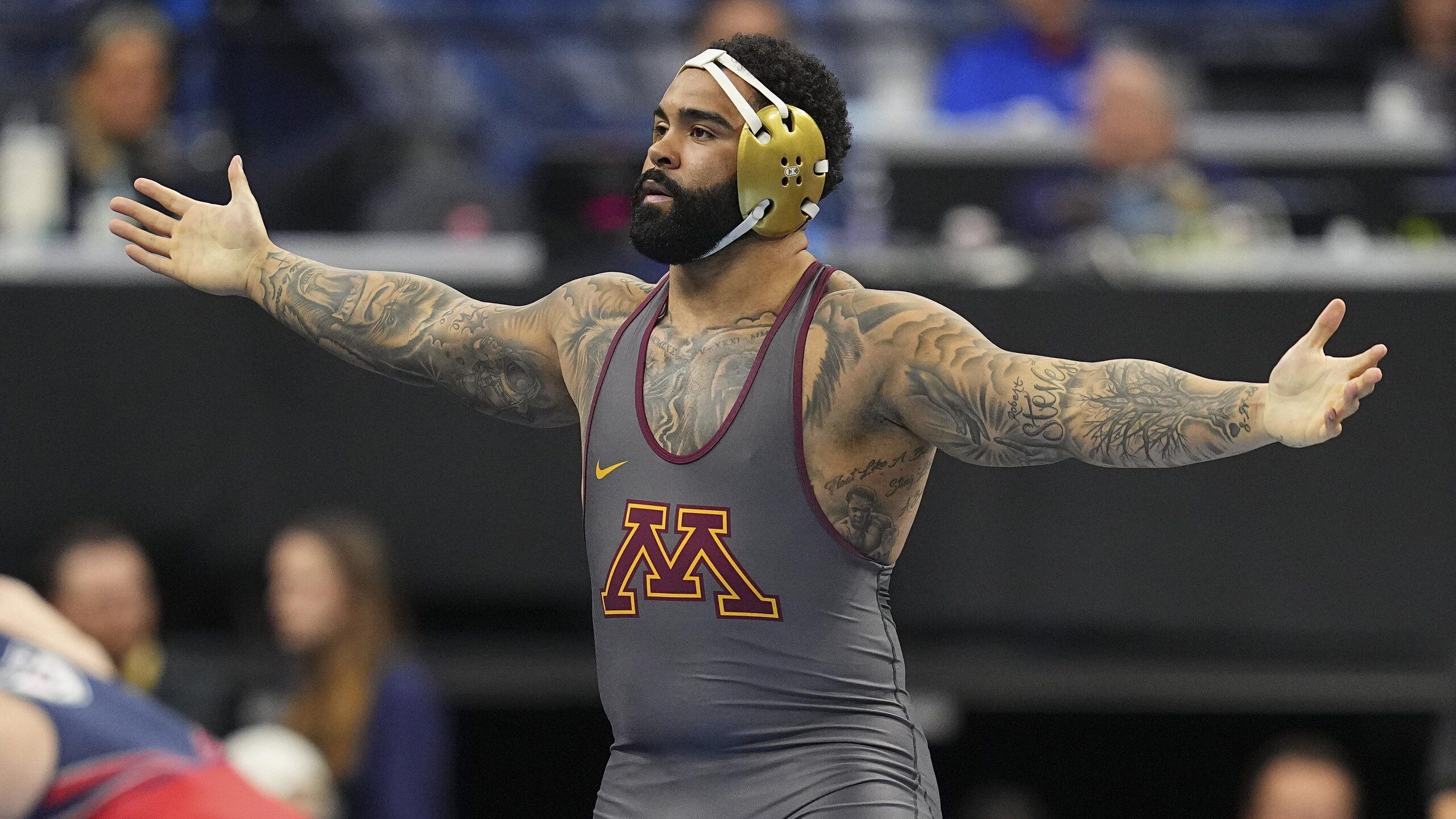 2560x1440 Ex WWE Star, Olympic Gold Medalist Gable Steveson Dominates Ex UFC Star Ahead Of McGregor Card Debut