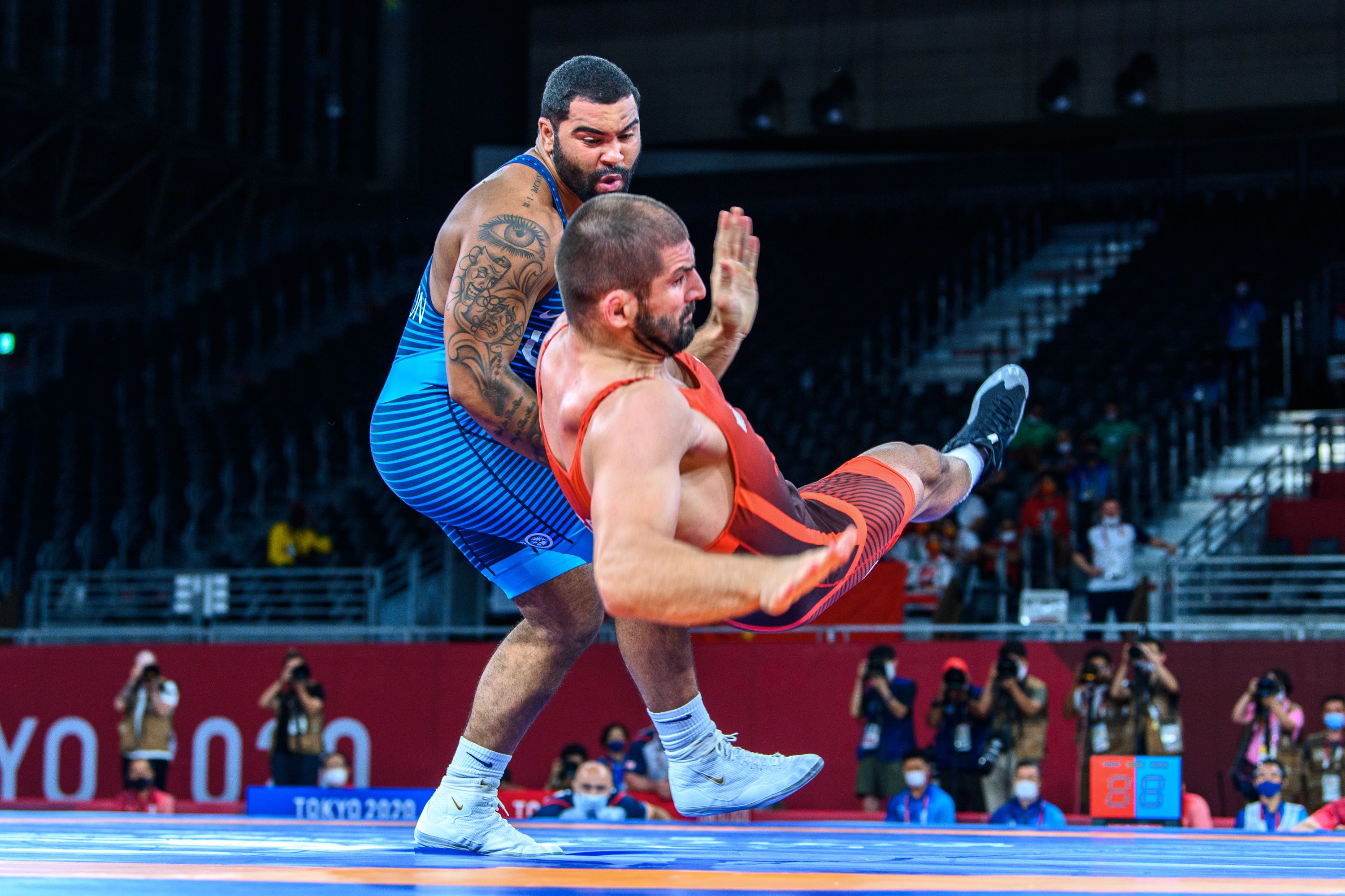 3000x2000 Gable Steveson, Defeated Geno Petriashvili 10 8 To Win The Gold Medal At 125kg At The Tokyo Olympics