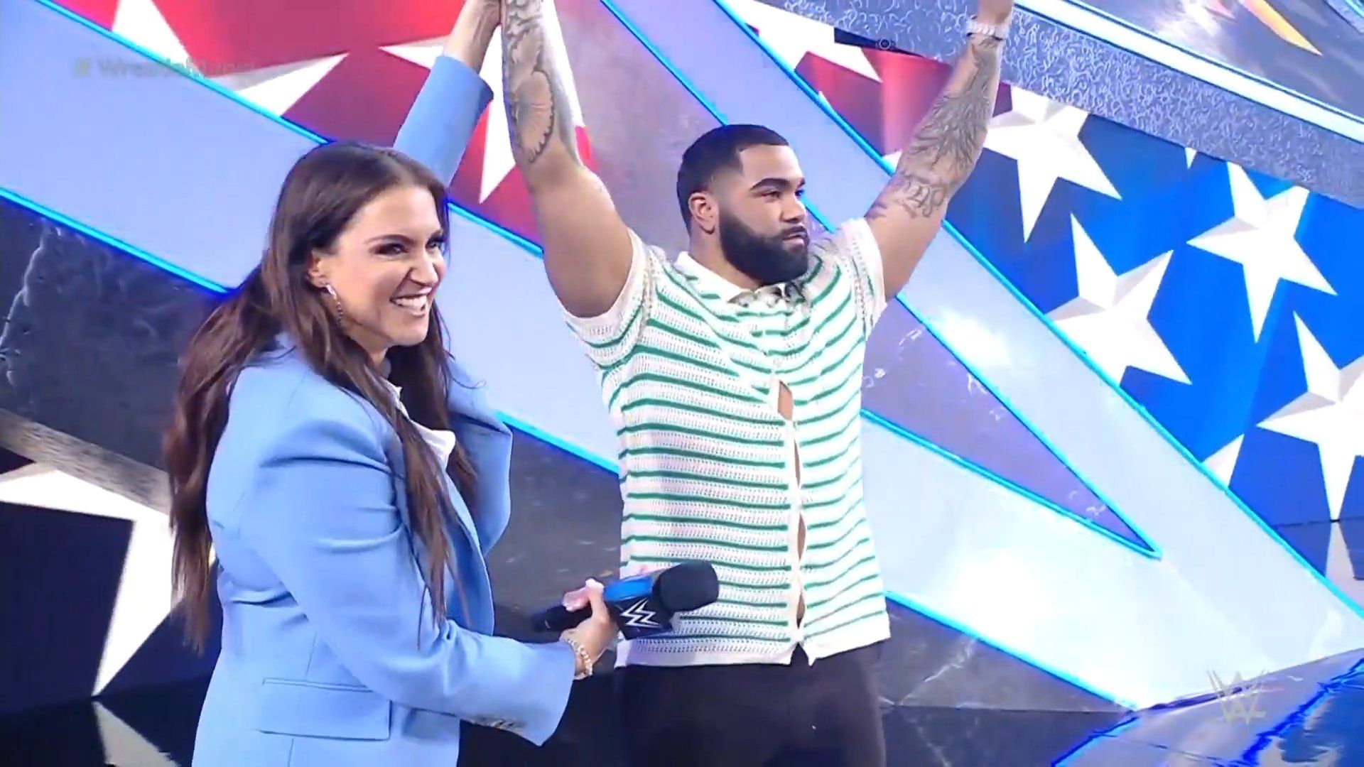 1920x1080 Gable Steveson Appears At WWE WrestleMania 38