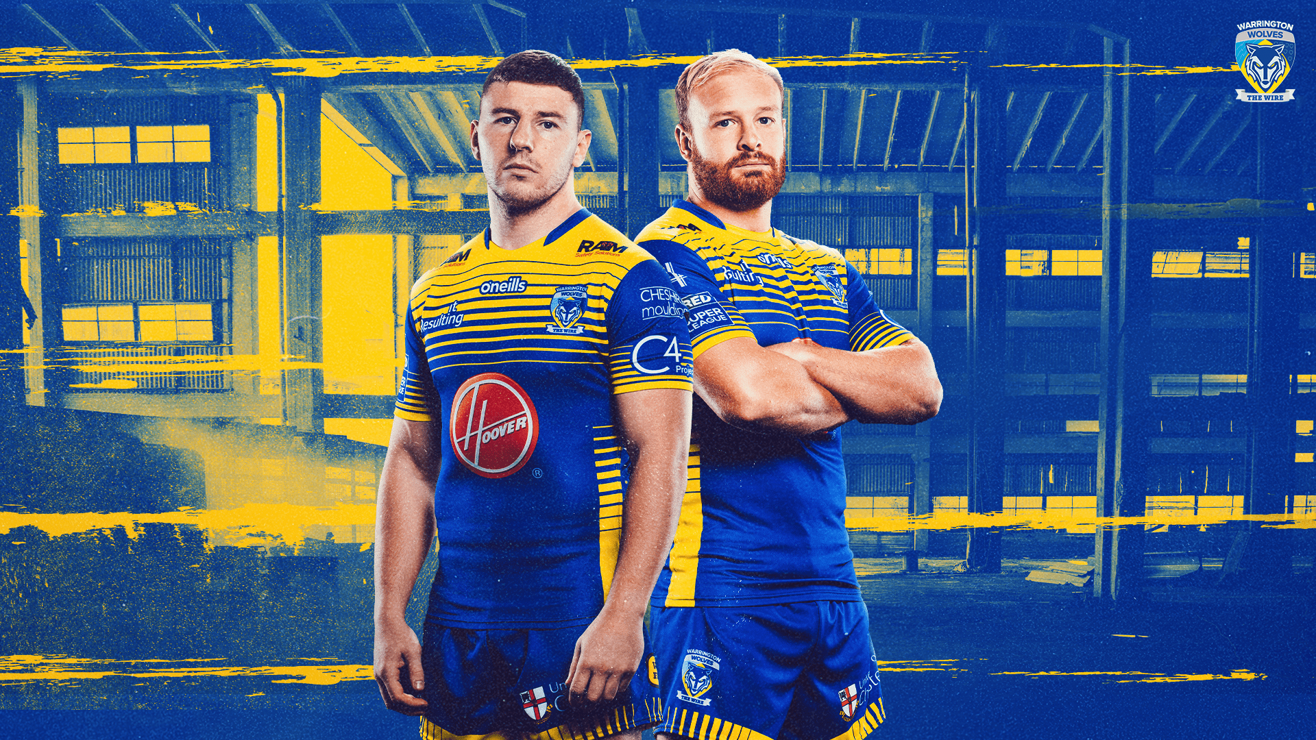 1920x1080 Warrington Wolves home and away kits revealed