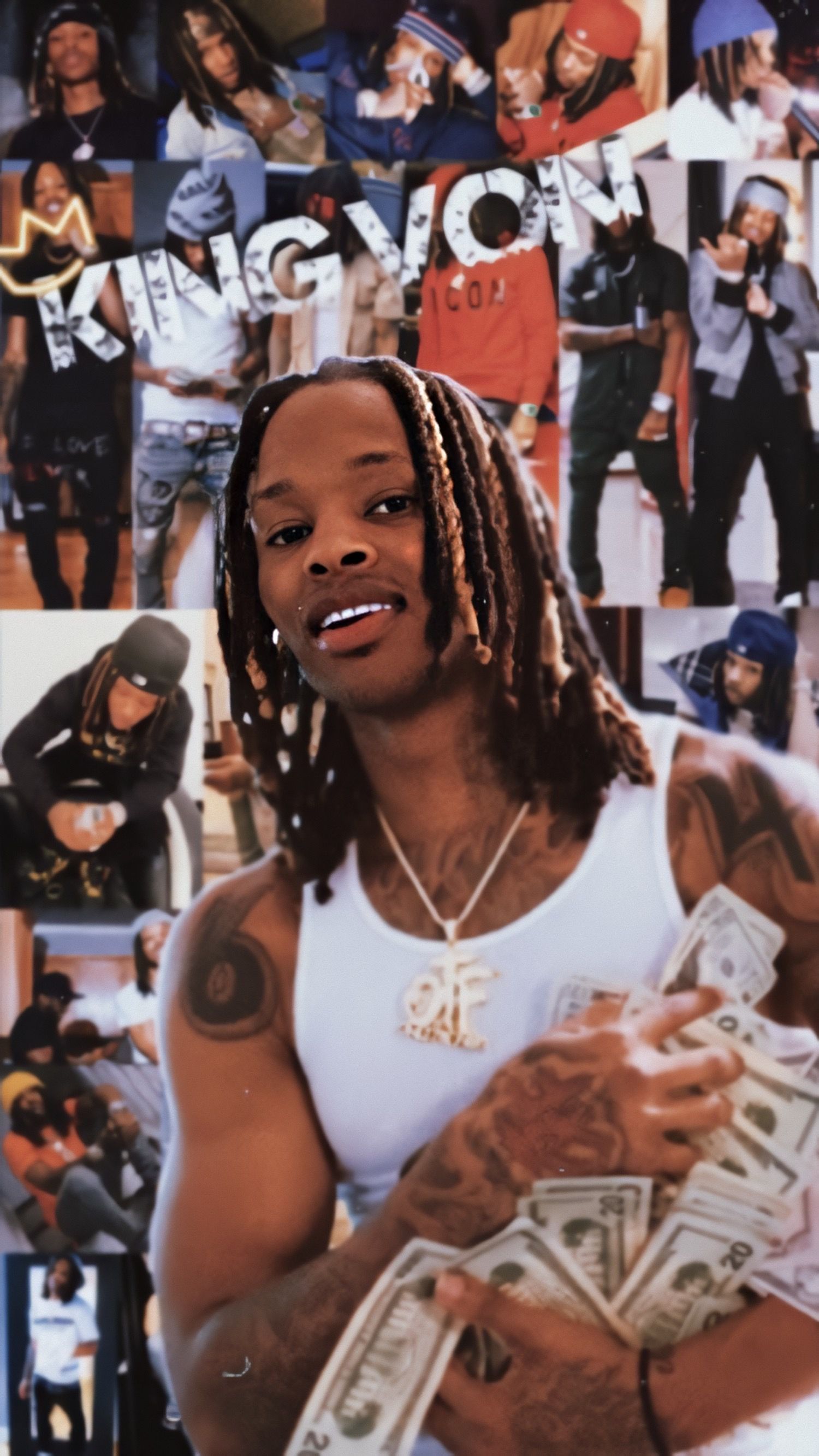 1500x2668 King Von Album Covers Wallpaper