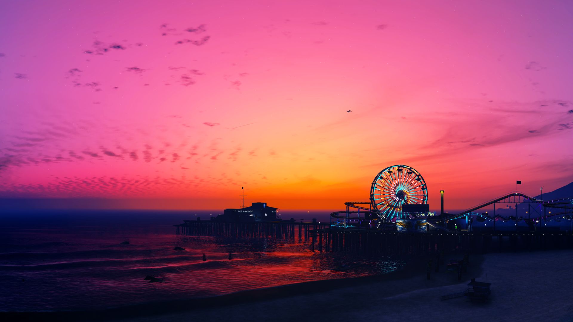 1920x1080 GTA Sunset Wallpaper