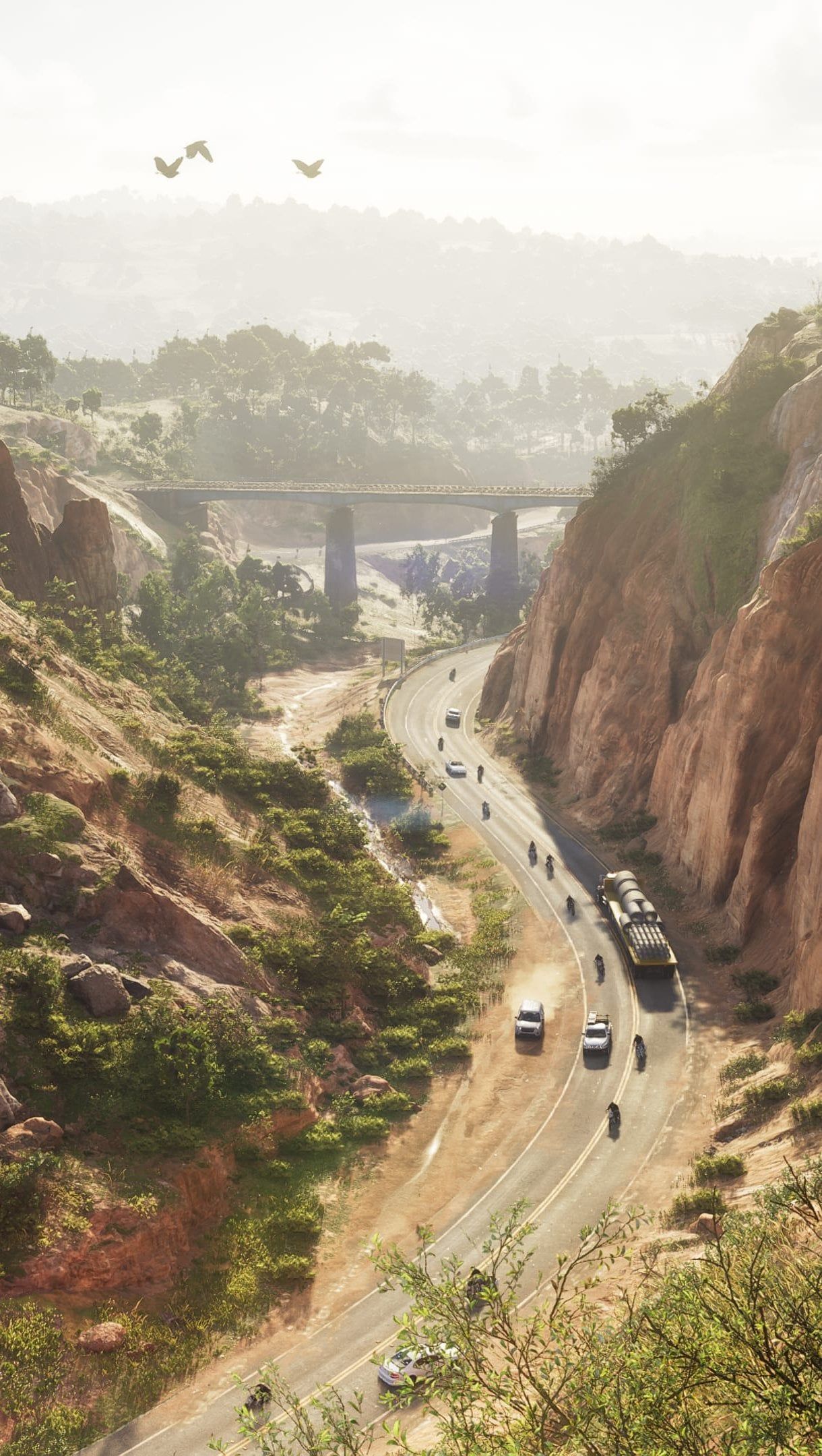 1220x2160 GTA 6 Landscape Wallpaper 4K for iPhone and Mobile Phone