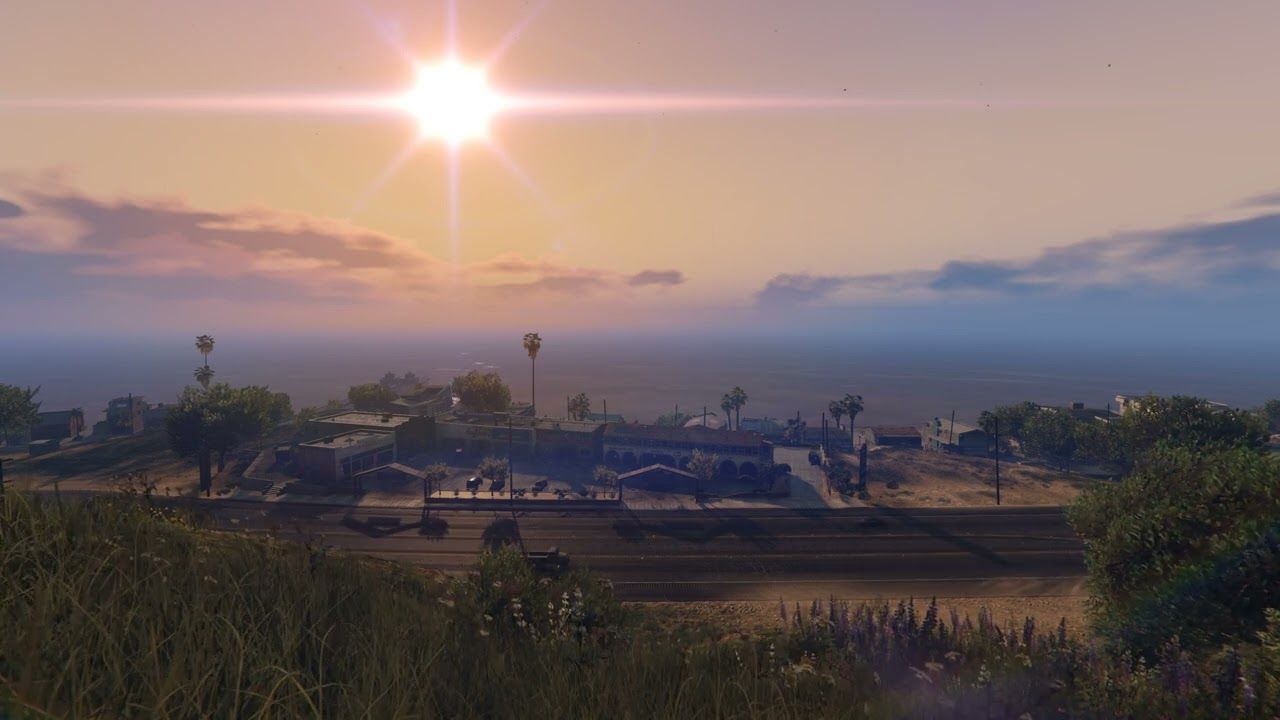 1280x720 GTA 5 Photorealistic Graphics. Wallpaper EngineK SCENE