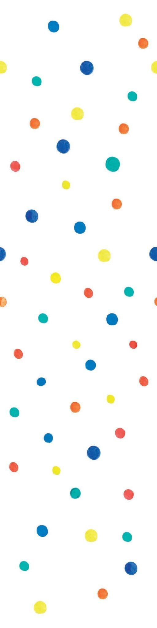 512x2048 Colorful Polka Dot Pattern Wallpaper Peel and Stick MD11225