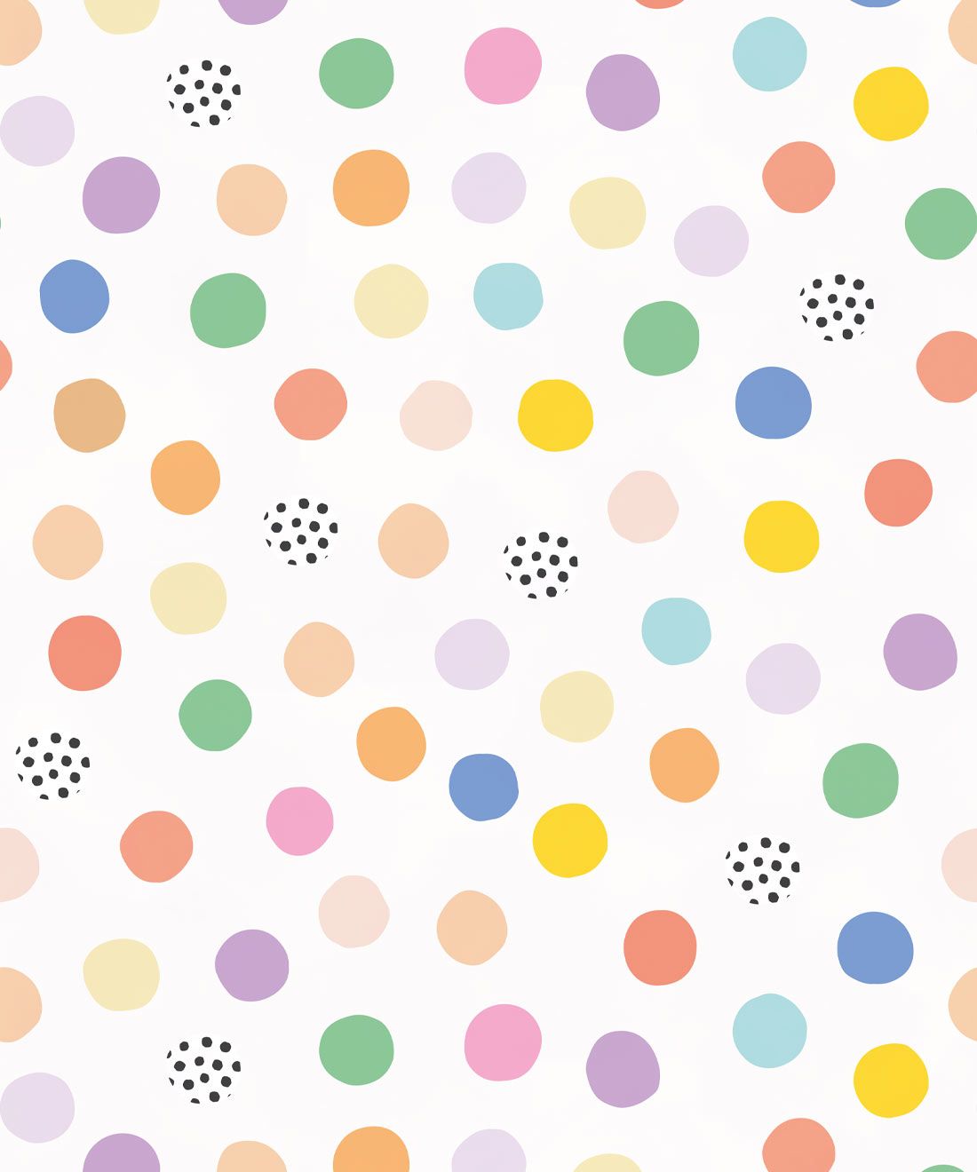 1100x1320 Happy Confetti Wallpaper • Dots In Polka Dots USA