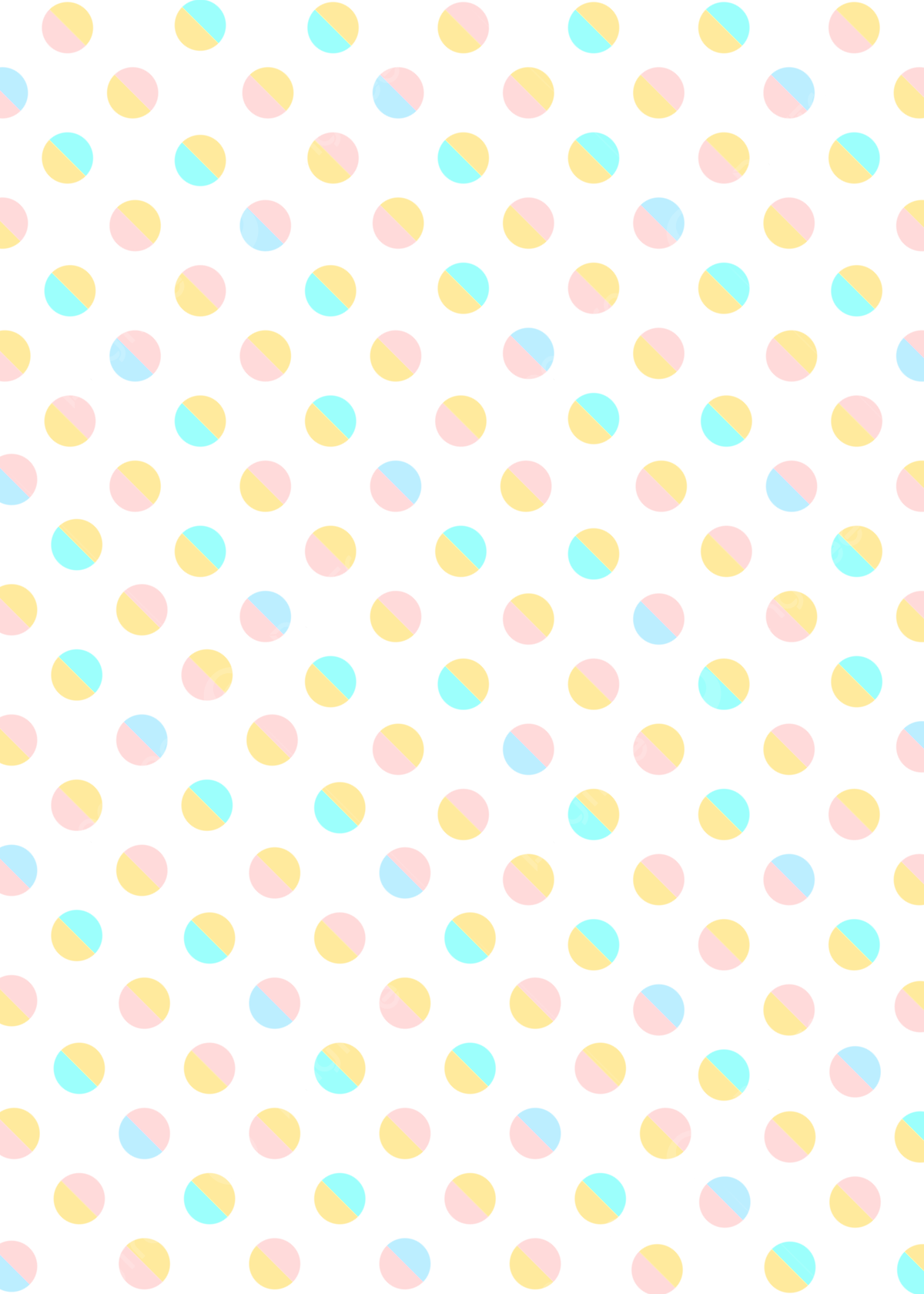 1200x1680 Cute Colorful Polka Dot Background Wallpaper Image For Free Download