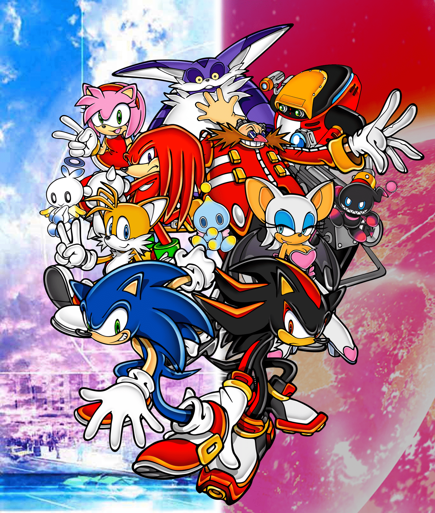 1404x1657 Sonic Adventure Collection Mock Up Poster