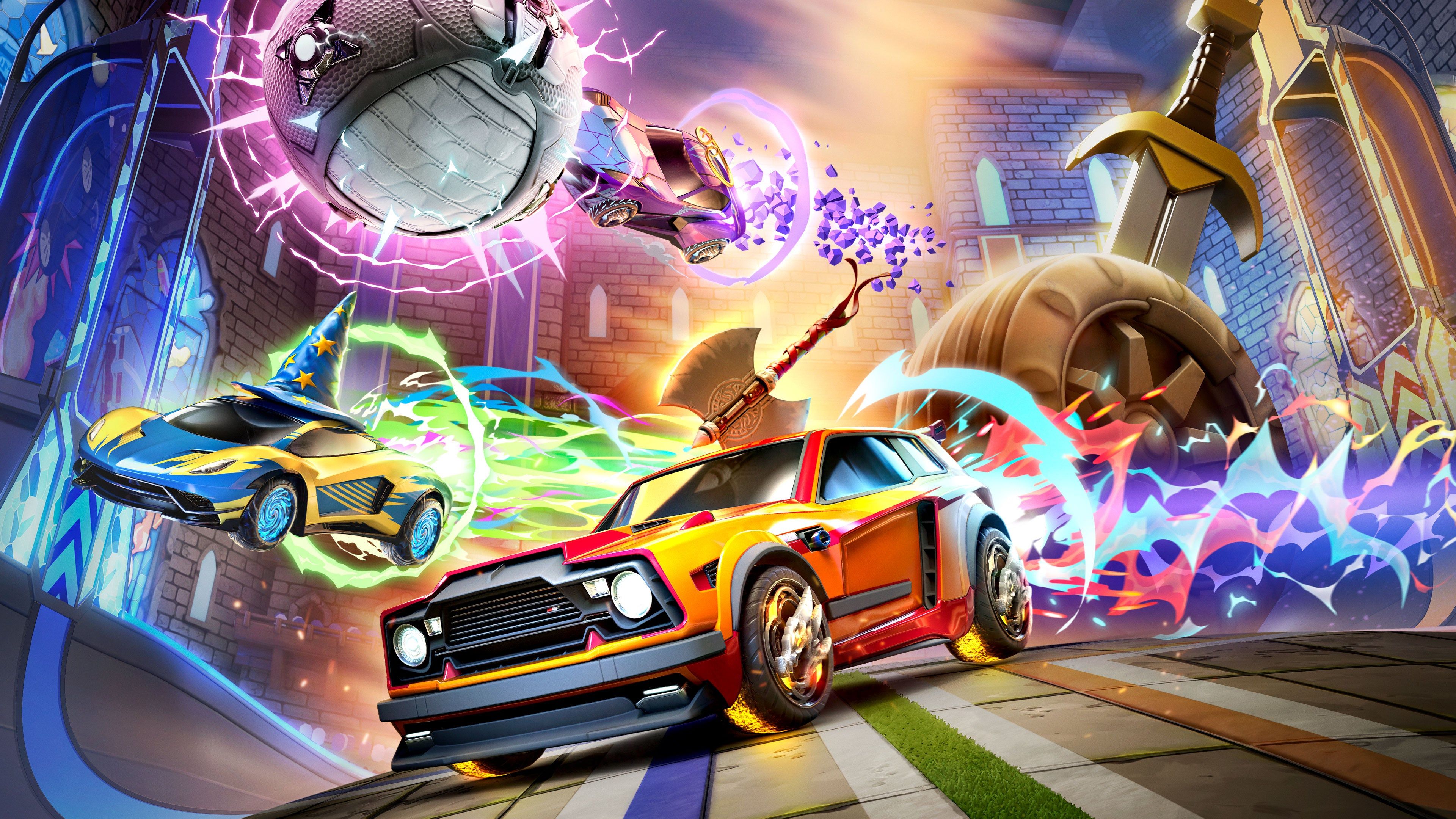 3840x2160 Adventure Awaits in Rocket League Sideswipe Season 4