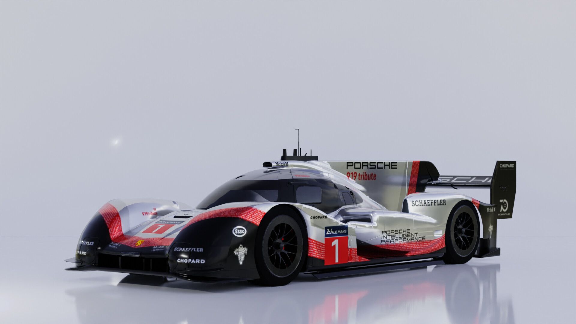 1920x1080 Porsche 919 hybrid evo 3D Model