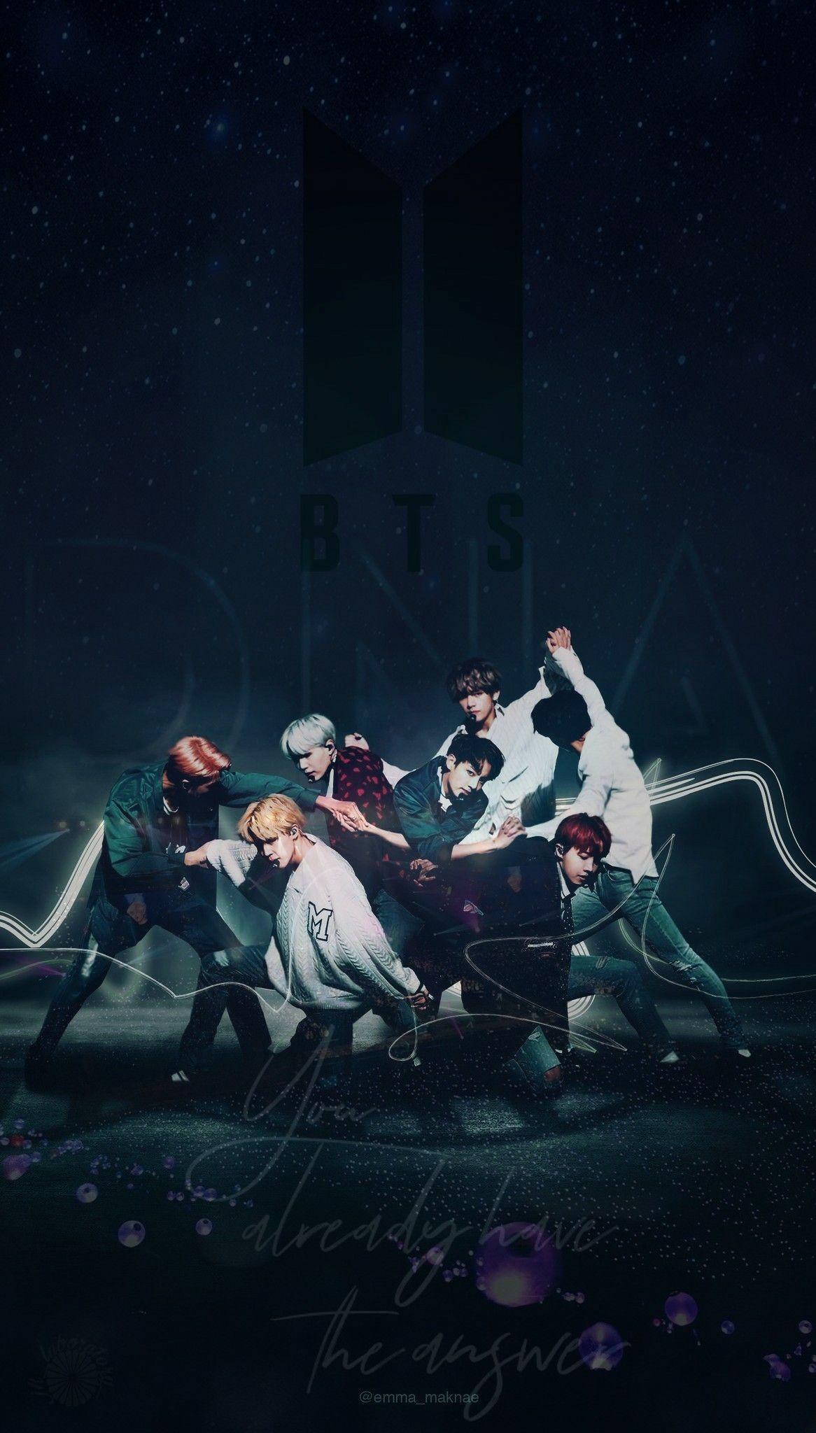 1166x2048 BTS Ocean Name Wallpaper