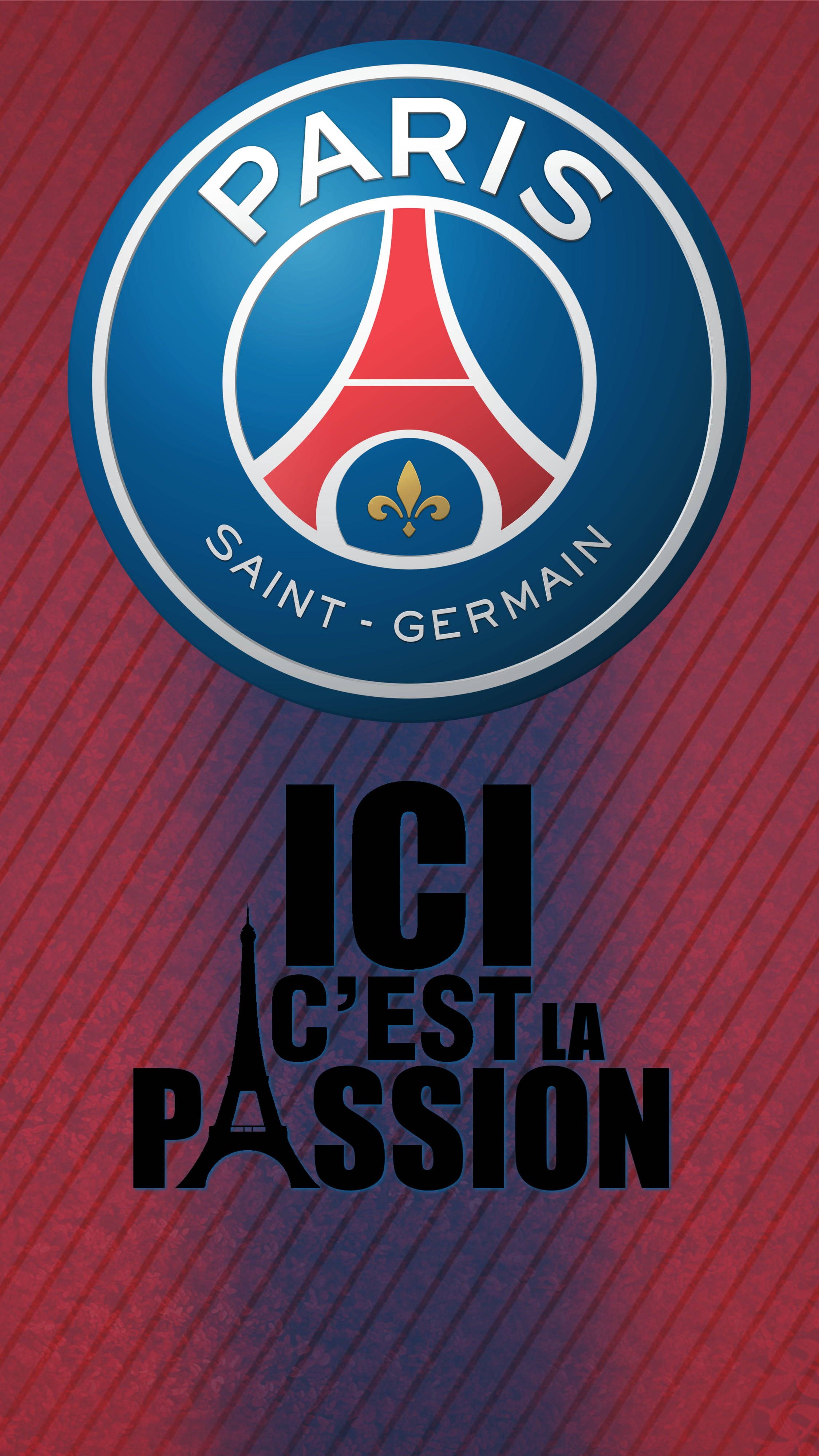 2250x4000 Download PSG FC Logo Passion Wallpaper