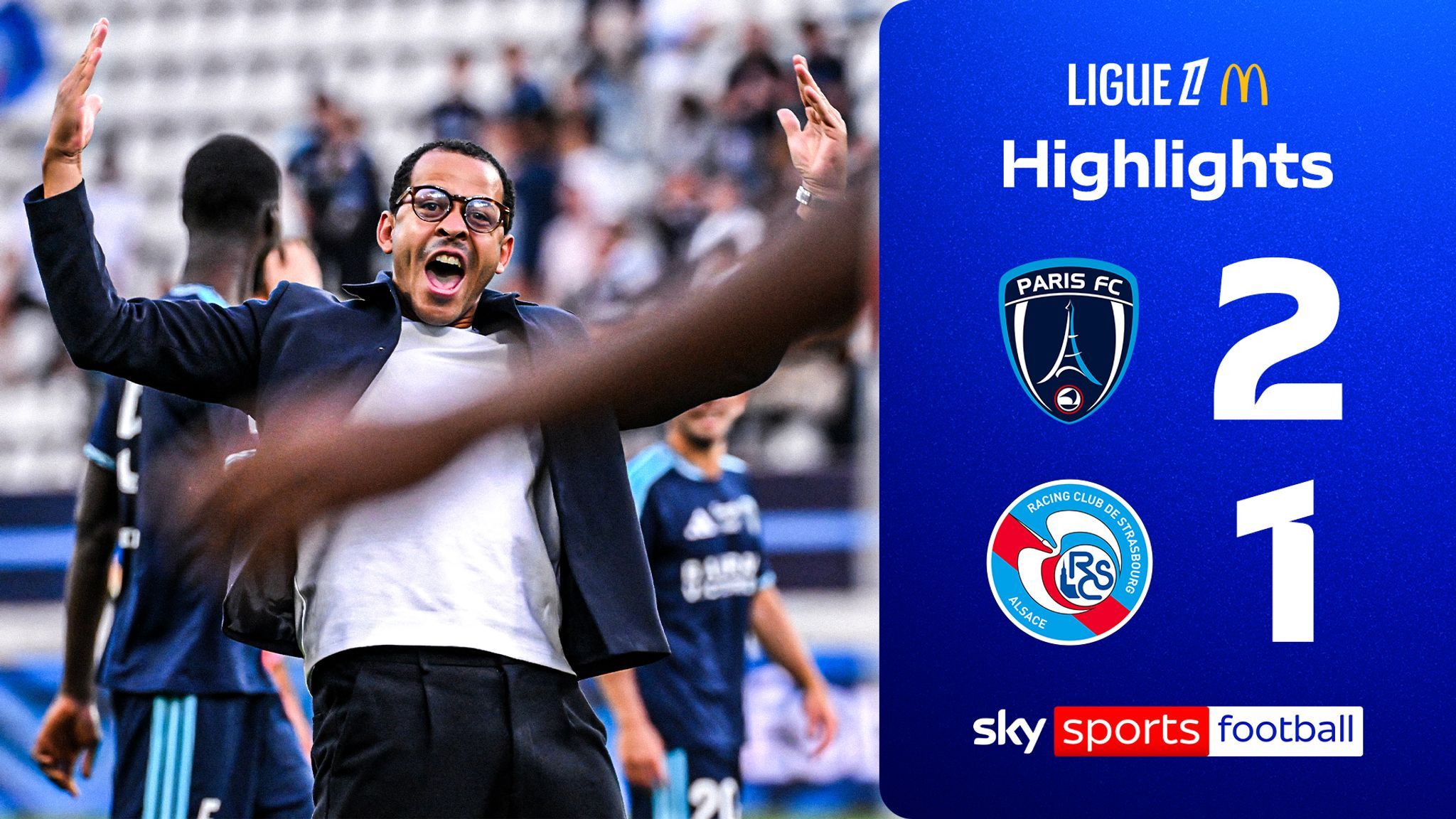 2048x1152 Highlights of the Ligue 1 match between Paris FC and Strasbourg
