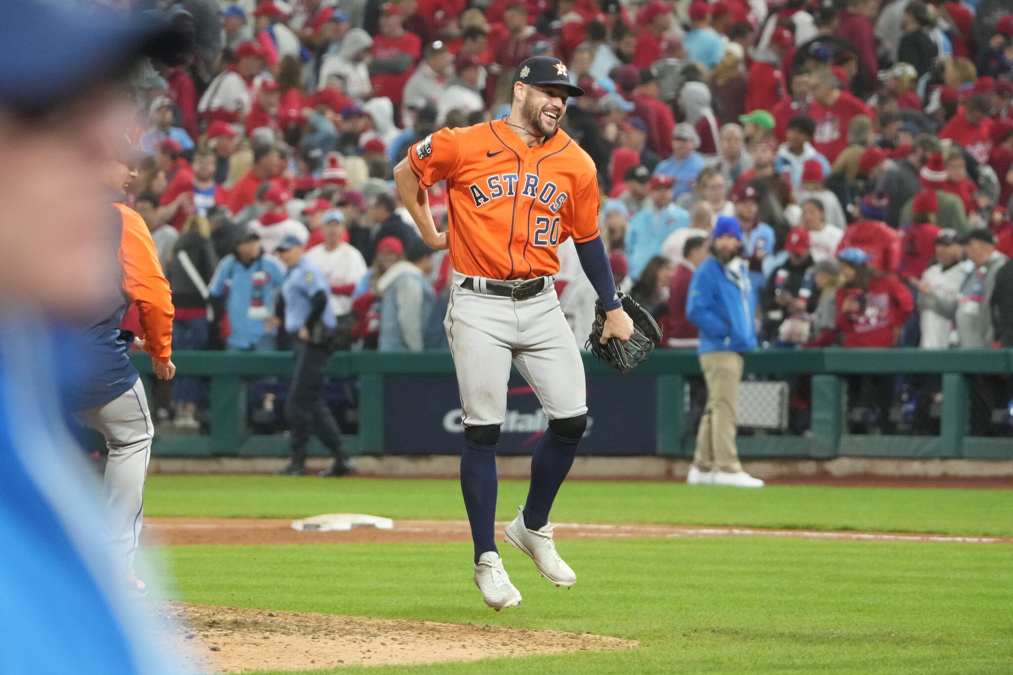 2048x1365 World Series: Catches by Chas McCormick and Trey Mancini Saved Game 5 for Astros