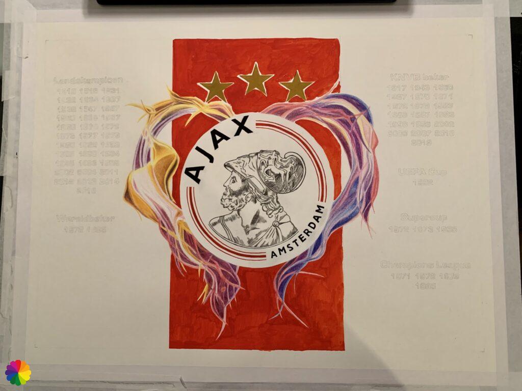 1024x768 Ajax logo with flaming heart