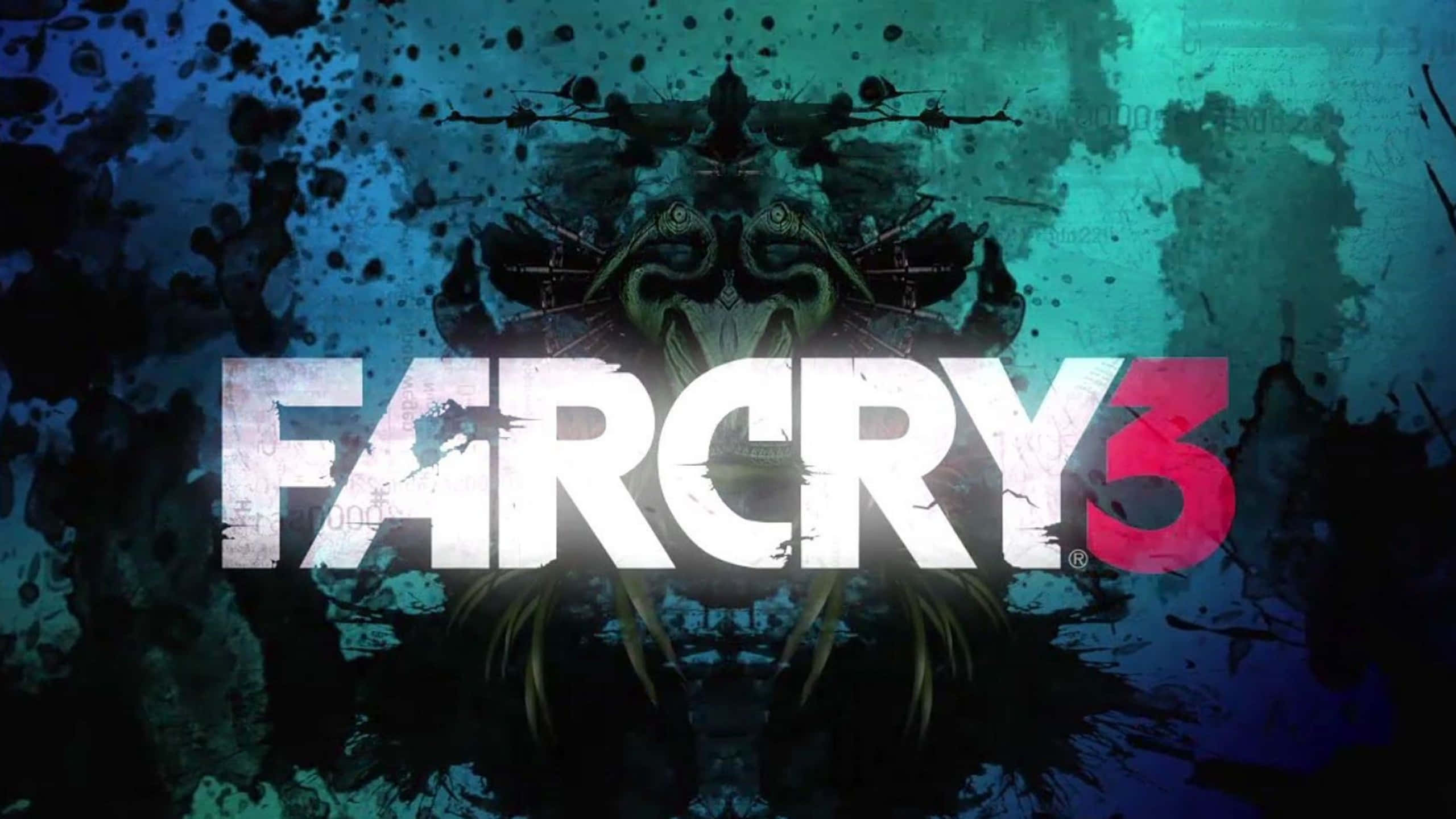 2560x1440 Download Far Cry 3 Logo Blue Green 1440p Background